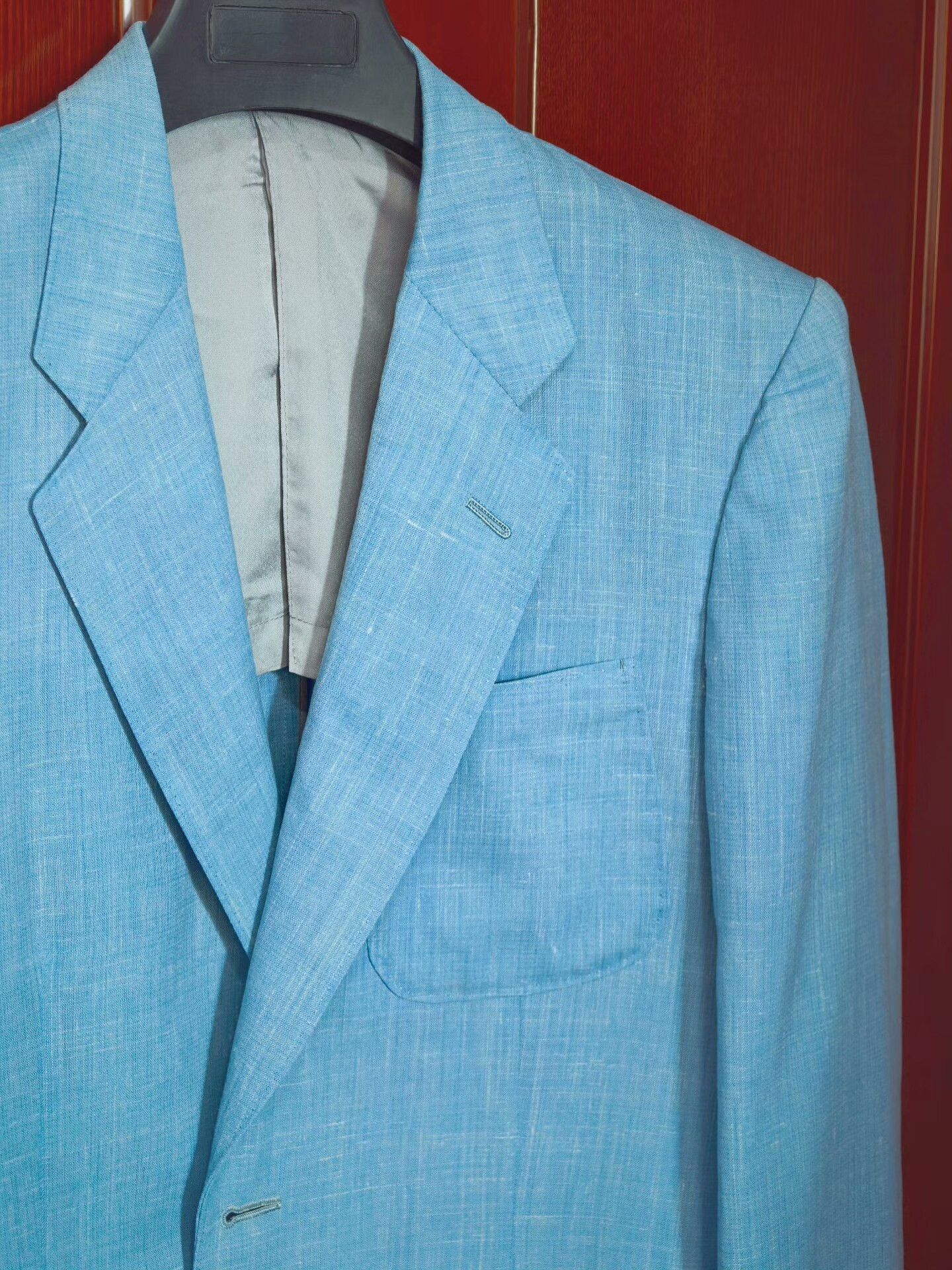 Ermenegildo Zegna Zegna Custom Lightweight Blue Suit Size US M / EU 48-50 / 2 - 2 Thumbnail