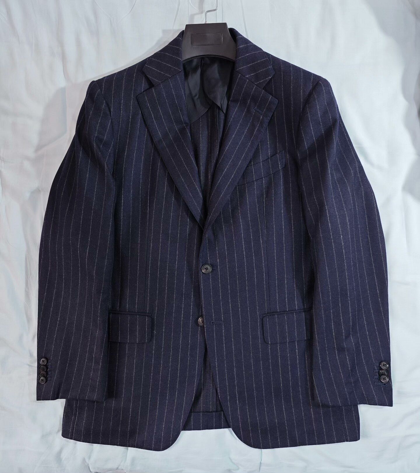 Ermenegildo Zegna Custom Zegna Flannel Suit Jacket Size US M / EU 48-50 / 2 - 5 Thumbnail