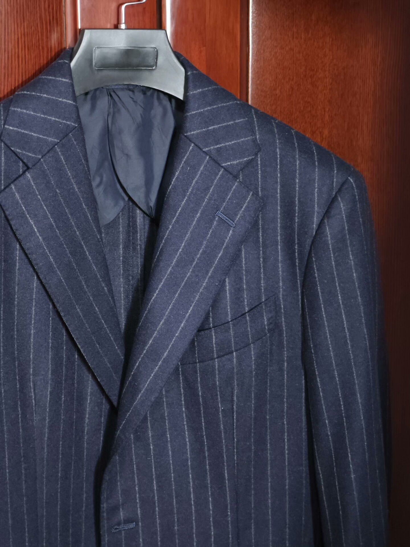 Ermenegildo Zegna Custom Zegna Flannel Suit Jacket Size US M / EU 48-50 / 2 - 2 Thumbnail