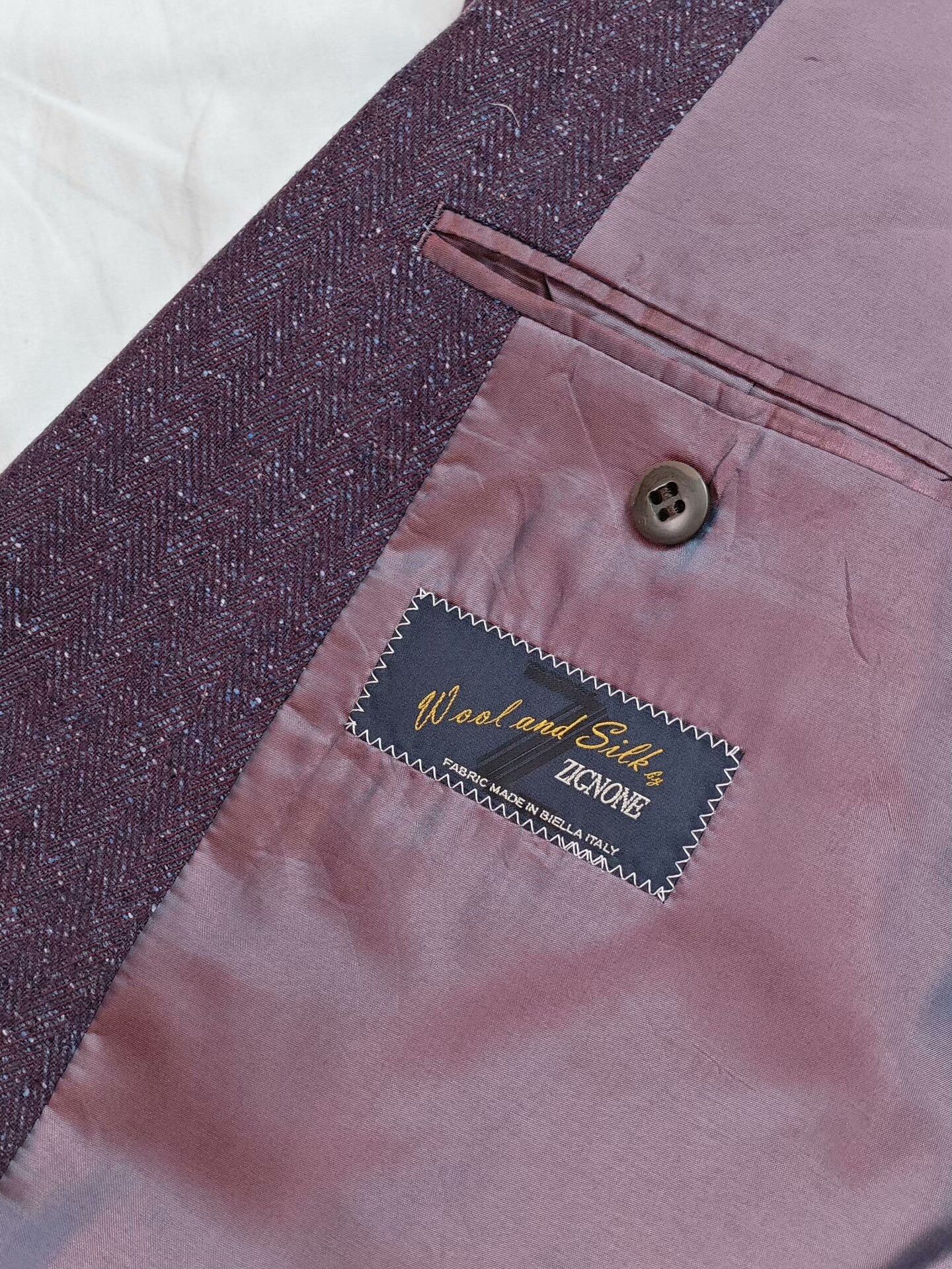 Z Zegna Custom Italian Zignone Wool Silk Suit Size US L / EU 52-54 / 3 - 7 Thumbnail