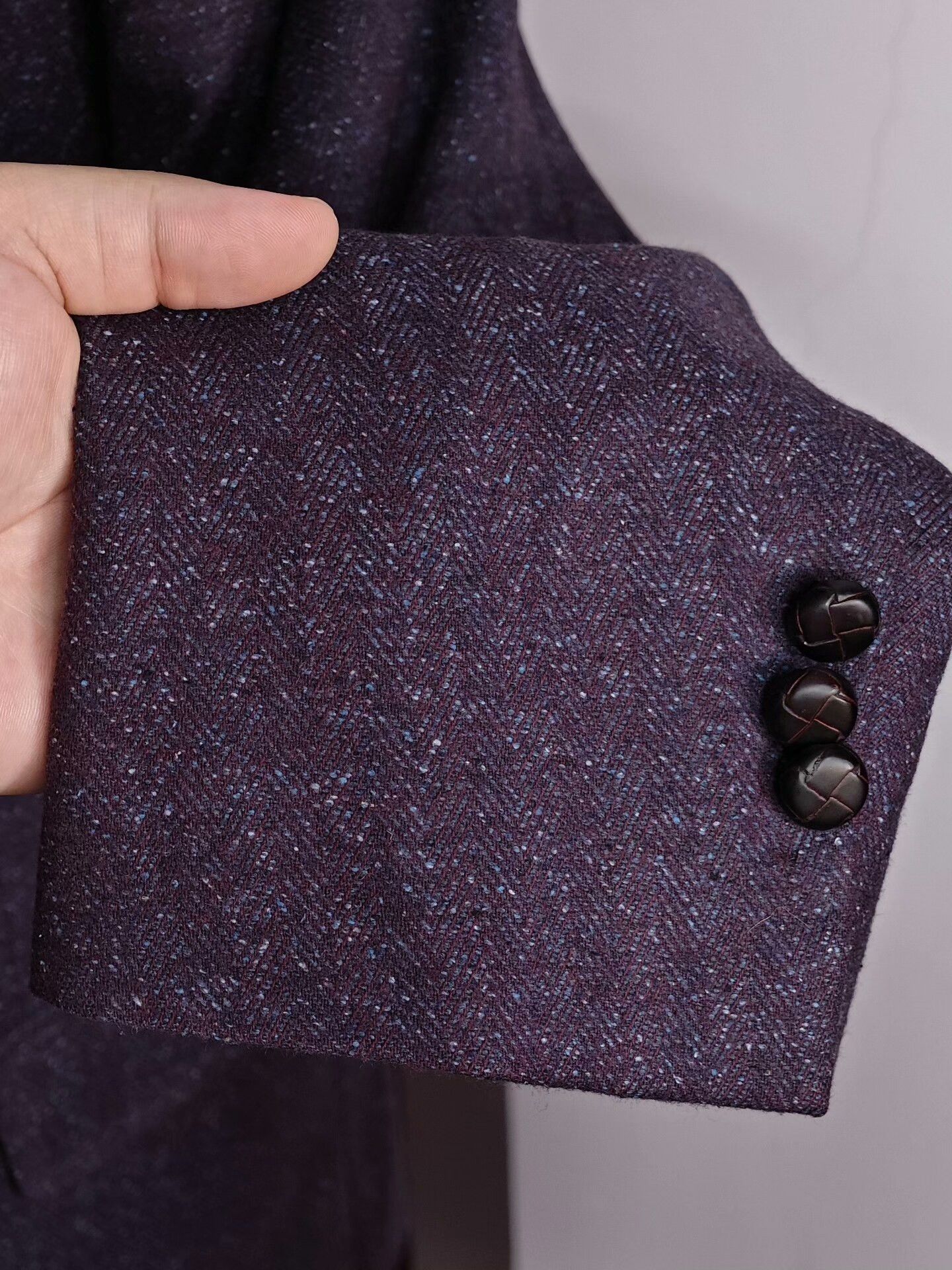 Z Zegna Custom Italian Zignone Wool Silk Suit Size US L / EU 52-54 / 3 - 4 Thumbnail