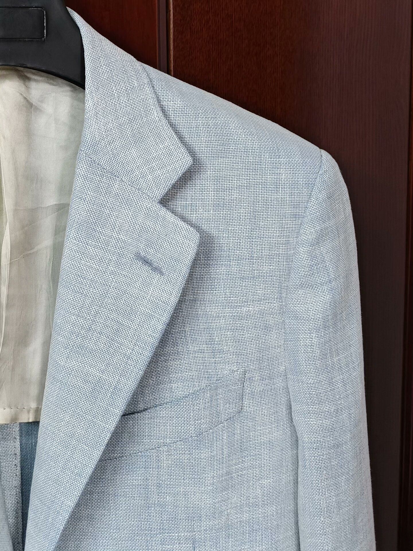 Calugi e Gianelli Italian Linen Wool Blend Sport Coat Size US M / EU 48-50 / 2 - 2 Thumbnail