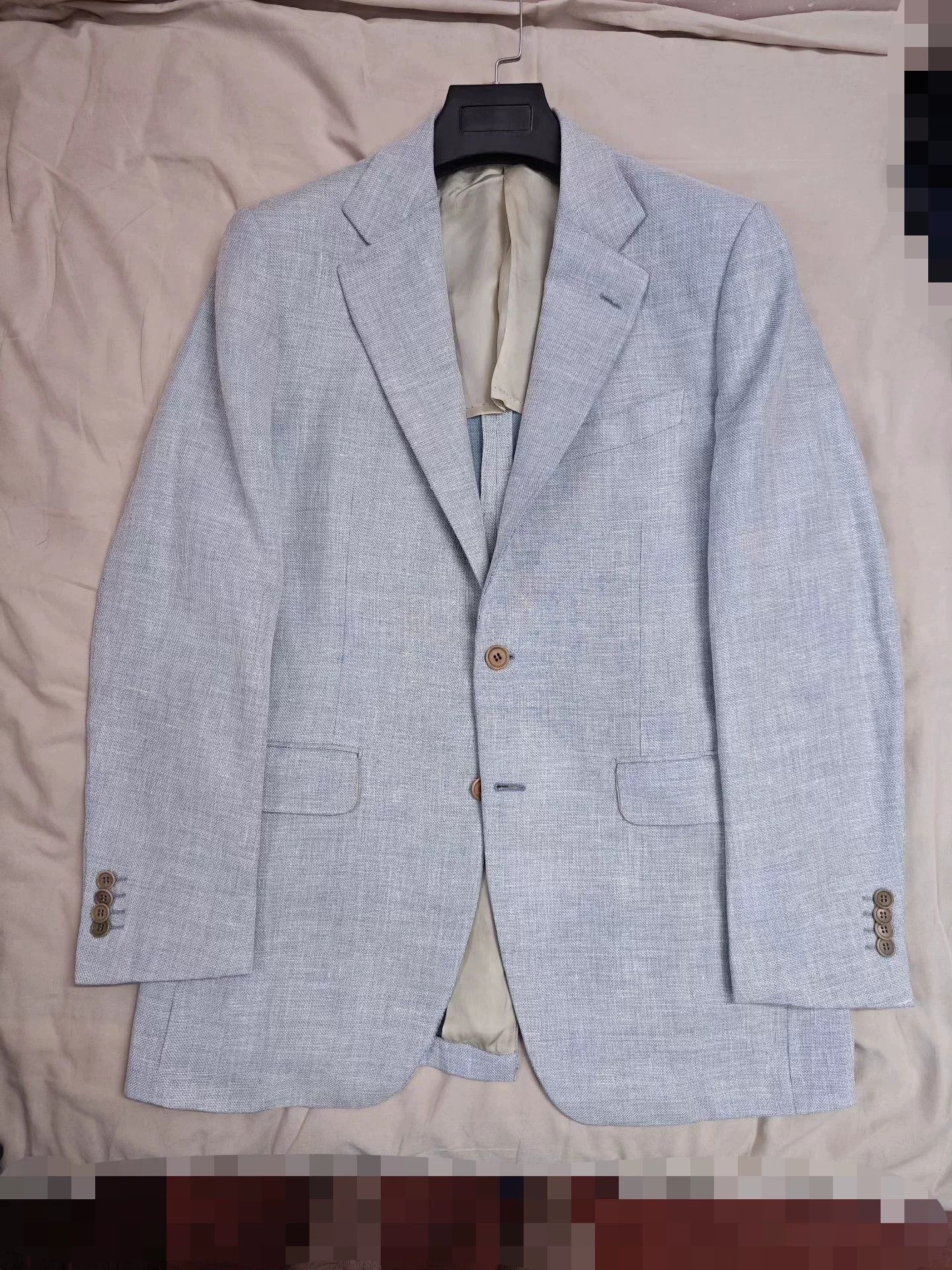 Calugi e Gianelli Italian Linen Wool Blend Sport Coat Size US M / EU 48-50 / 2 - 5 Thumbnail