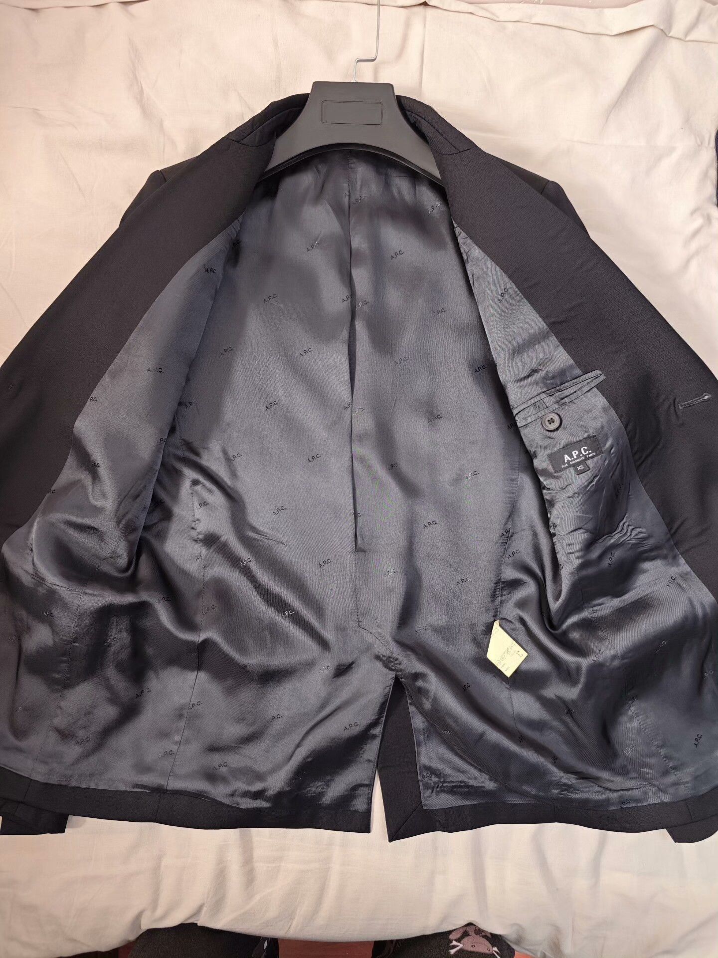 A.P.C. Black Wool Casual Blazer from A.P.C. Size US XS / EU 42 / 0 - 6 Thumbnail