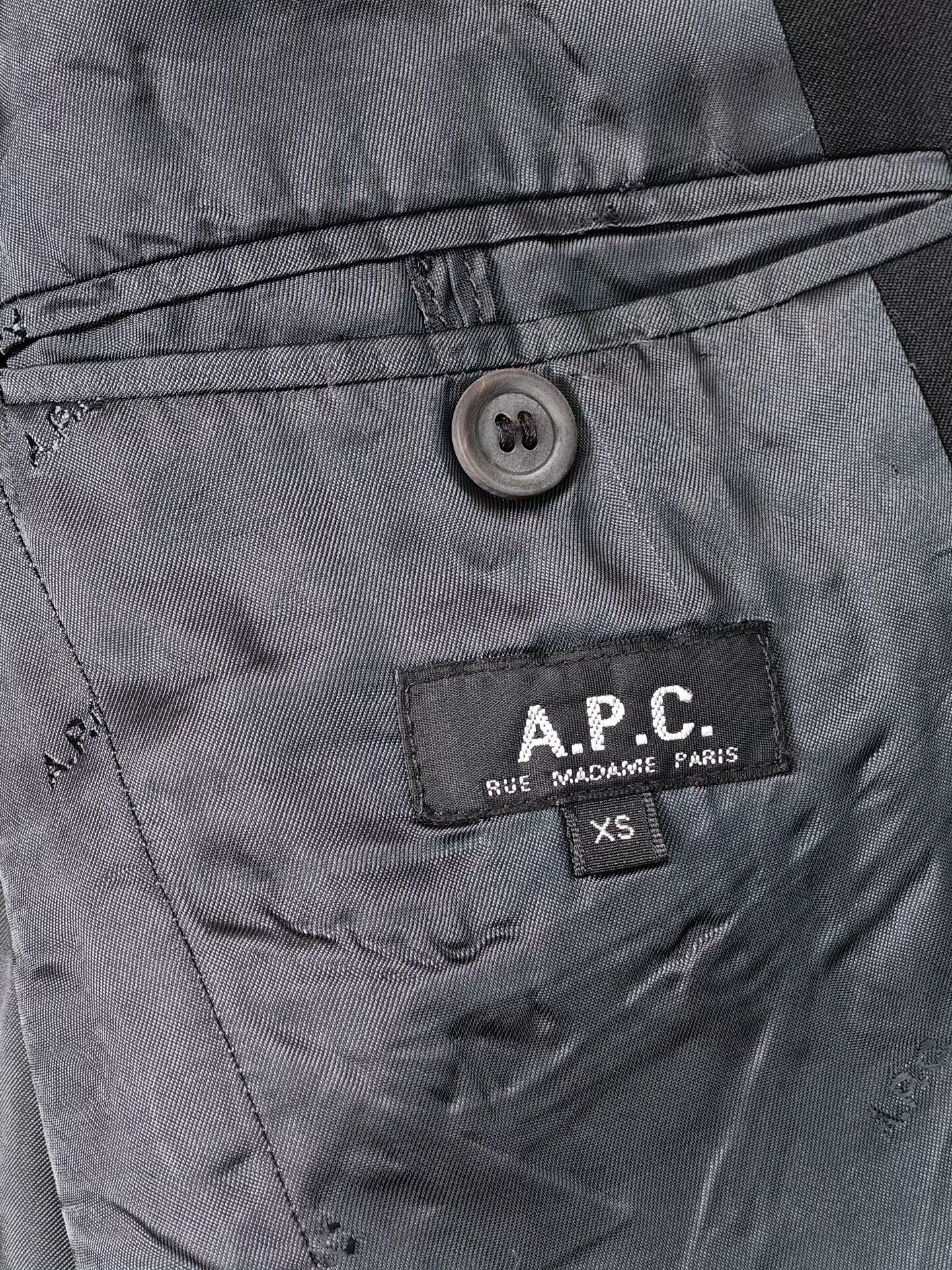 A.P.C. Black Wool Casual Blazer from A.P.C. Size US XS / EU 42 / 0 - 7 Thumbnail