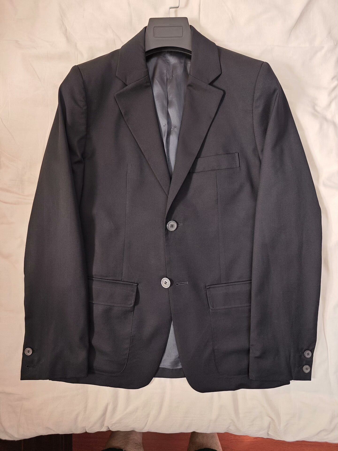 A.P.C. Black Wool Casual Blazer from A.P.C. Size US XS / EU 42 / 0 - 5 Thumbnail