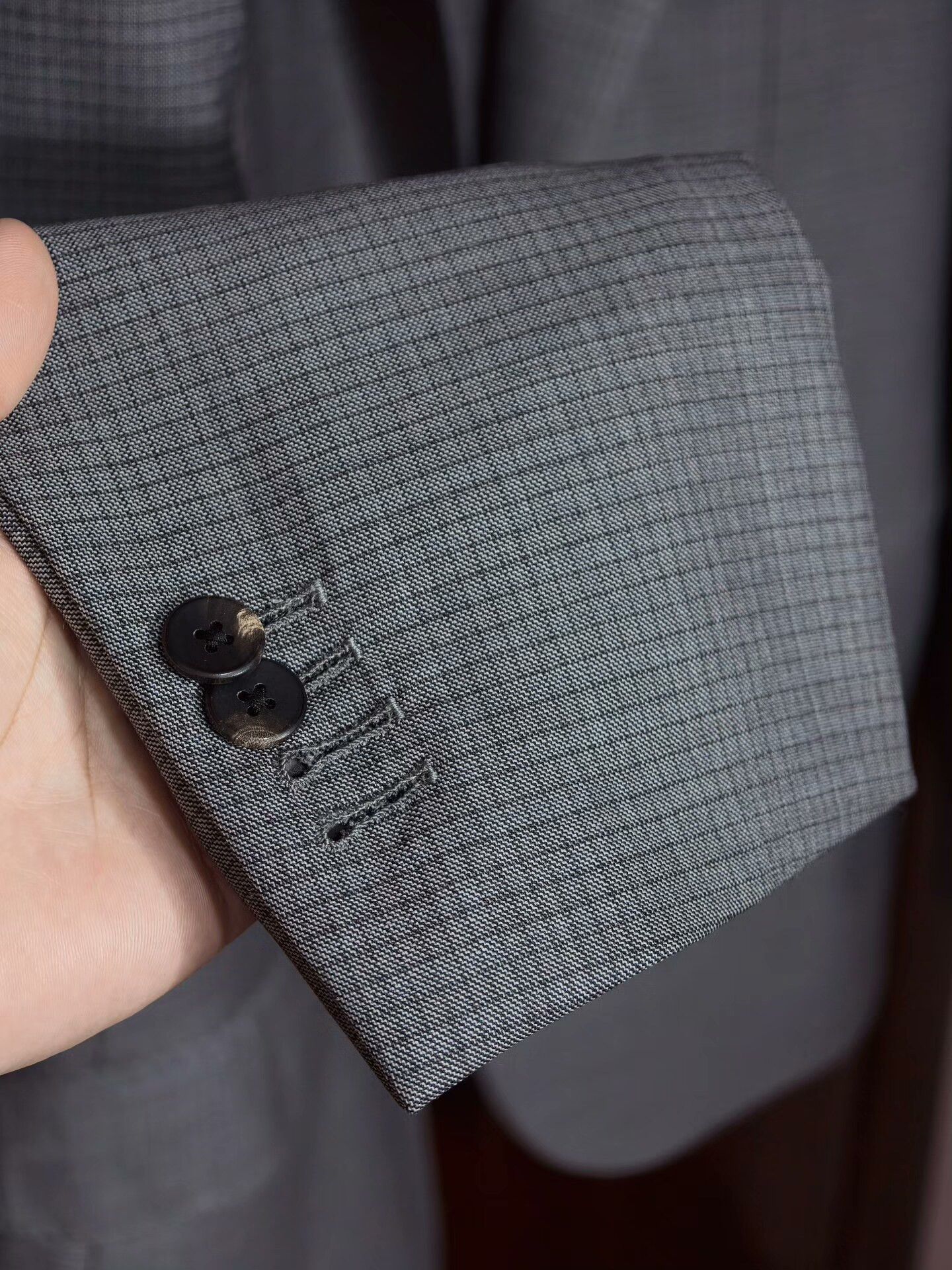 Cerruti 1881 Custom Italian Wool Half-Lined Suit Size US M / EU 48-50 / 2 - 4 Thumbnail
