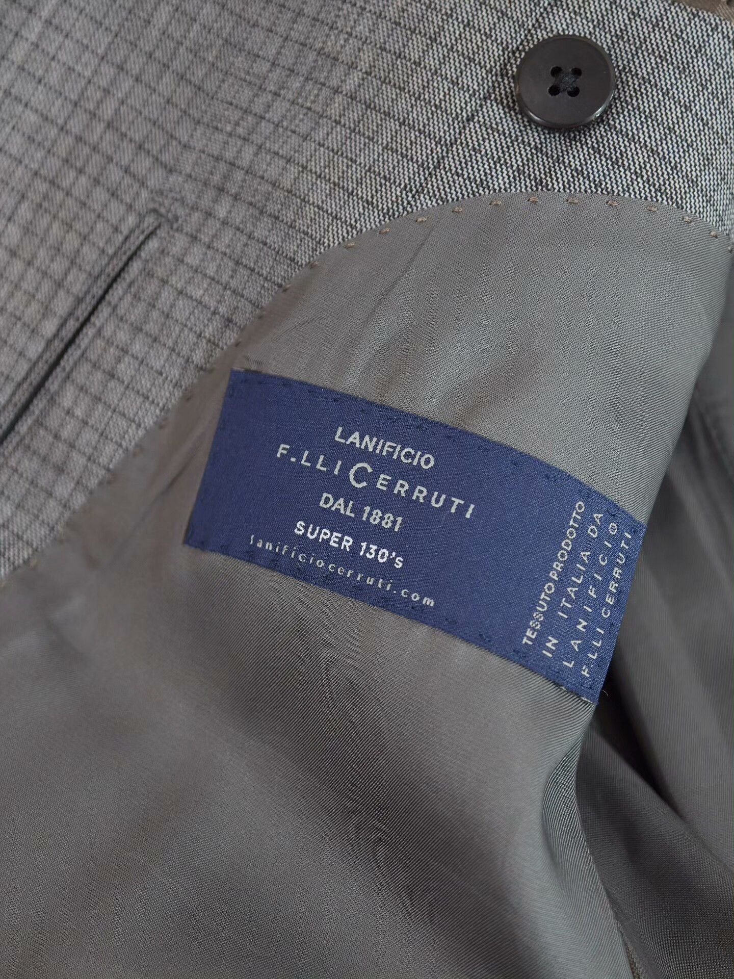 Cerruti 1881 Custom Italian Wool Half-Lined Suit Size US M / EU 48-50 / 2 - 7 Thumbnail
