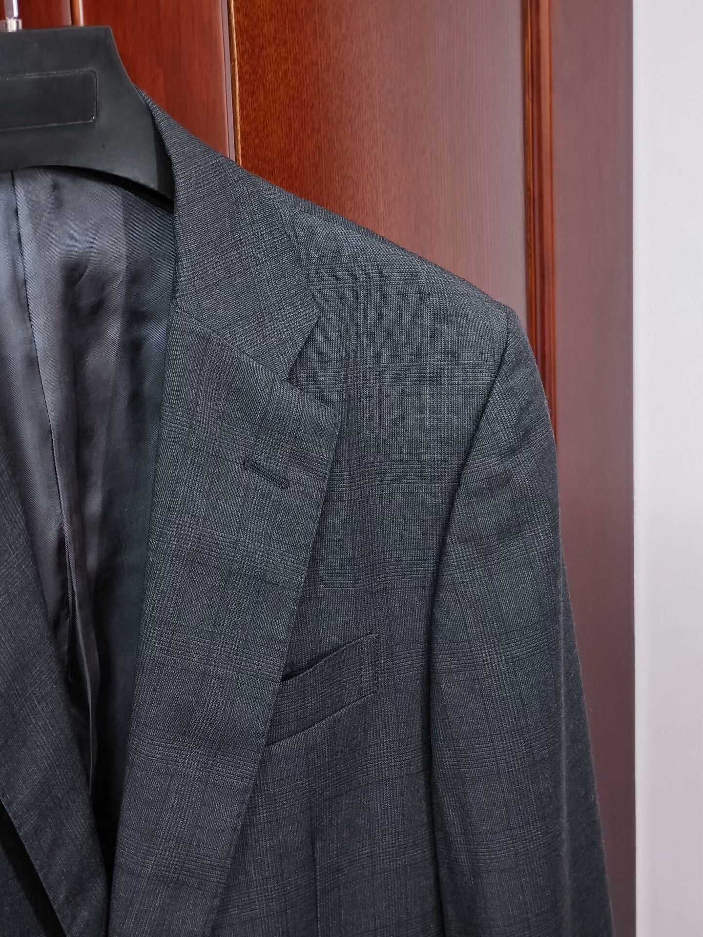 Ralph Lauren Blue Label Ralph Lauren Gray Wool Suit Jacket Size US M / EU 48-50 / 2 - 2 Thumbnail