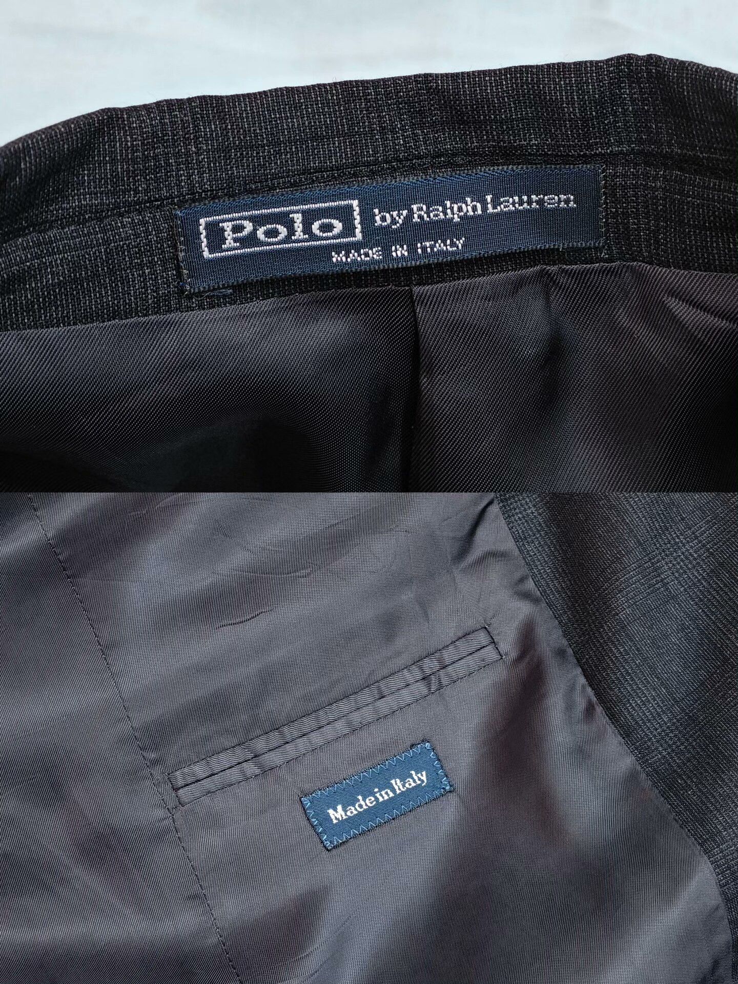 Ralph Lauren Blue Label Ralph Lauren Gray Wool Suit Jacket Size US M / EU 48-50 / 2 - 8 Thumbnail