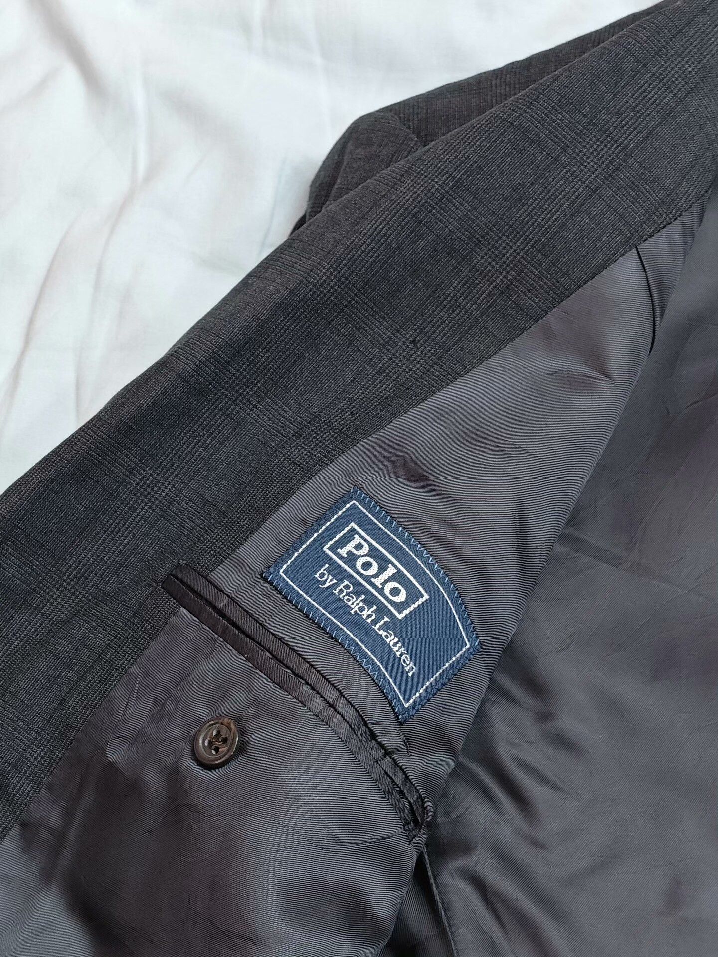 Ralph Lauren Blue Label Ralph Lauren Gray Wool Suit Jacket Size US M / EU 48-50 / 2 - 6 Thumbnail