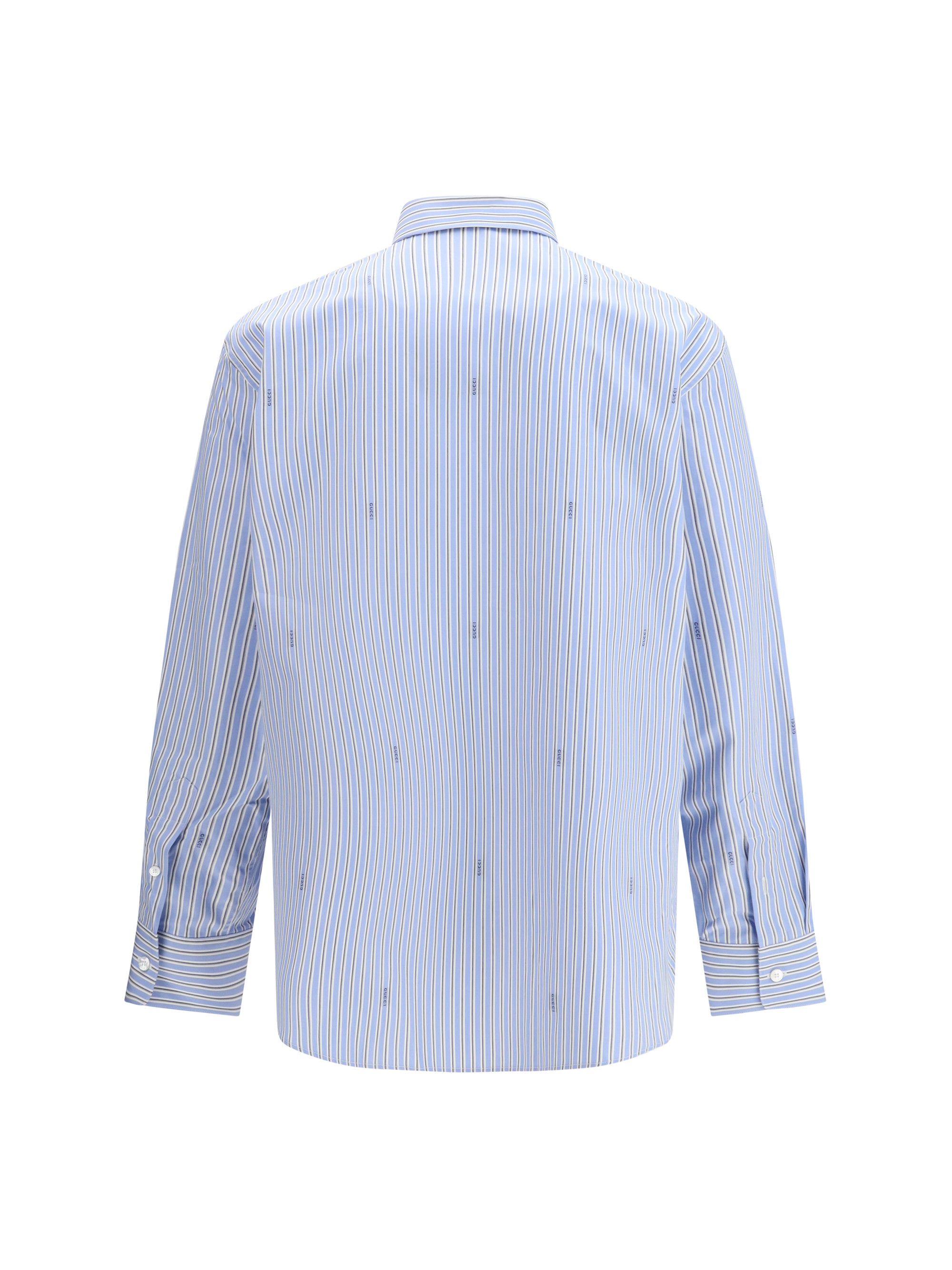 Gucci Striped cotton poplin Shirt Size US M / EU 48-50 / 2 - 2 Thumbnail