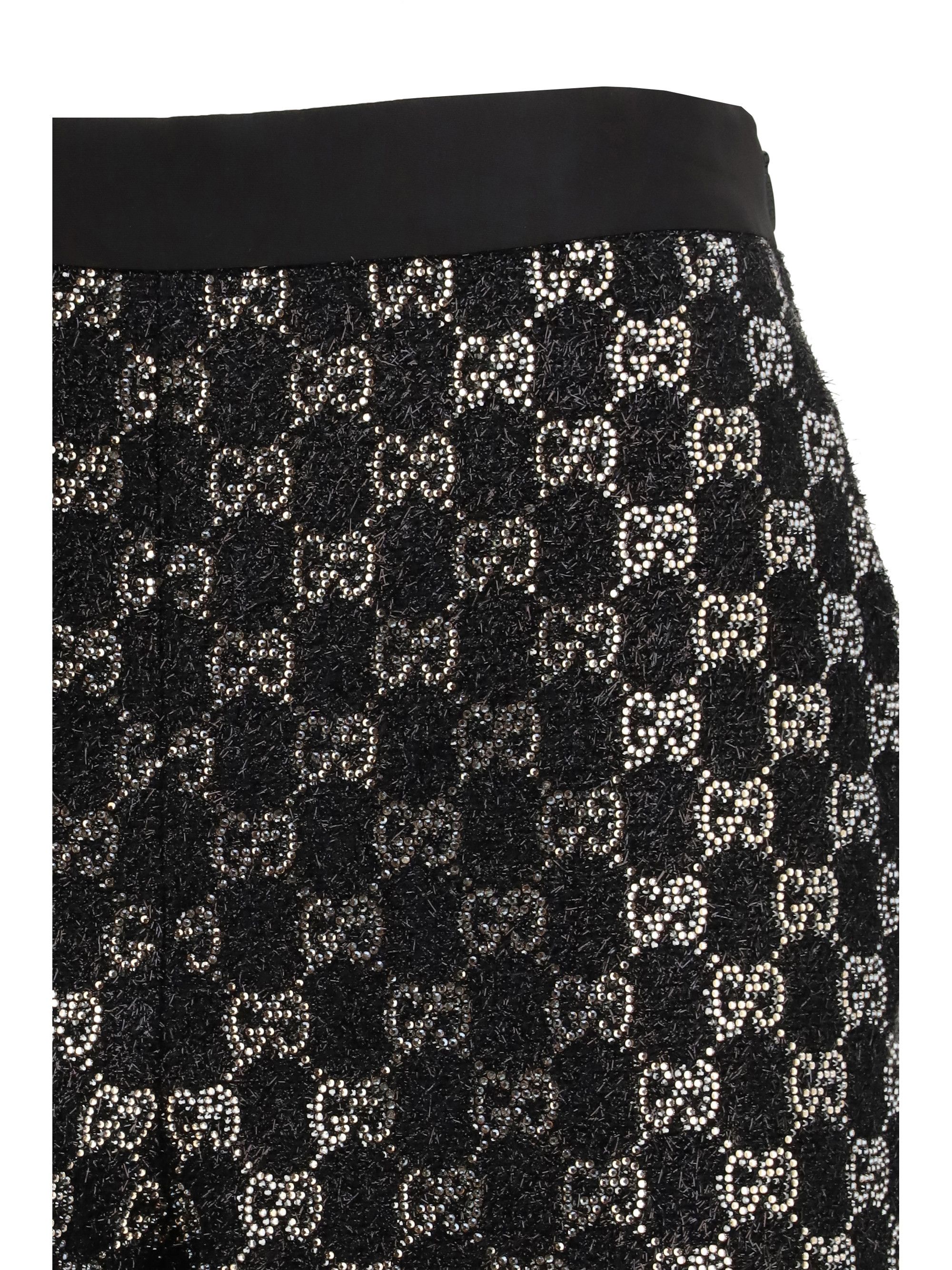 Gucci Tweed wool lamé embroidered Shorts Size 28" / US 6 / IT 42 - 3 Thumbnail