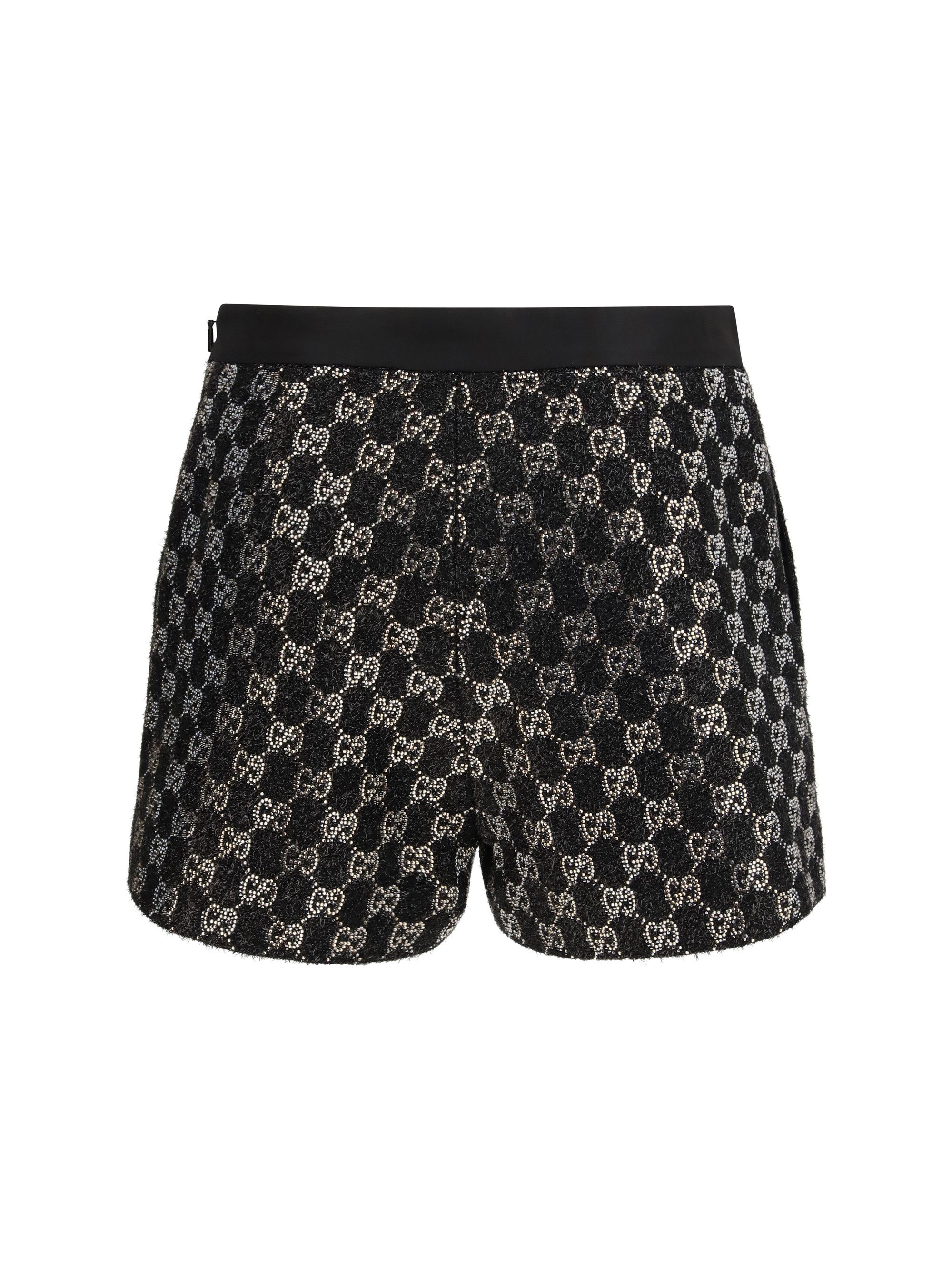 Gucci Tweed wool lamé embroidered Shorts Size 28" / US 6 / IT 42 - 2 Thumbnail