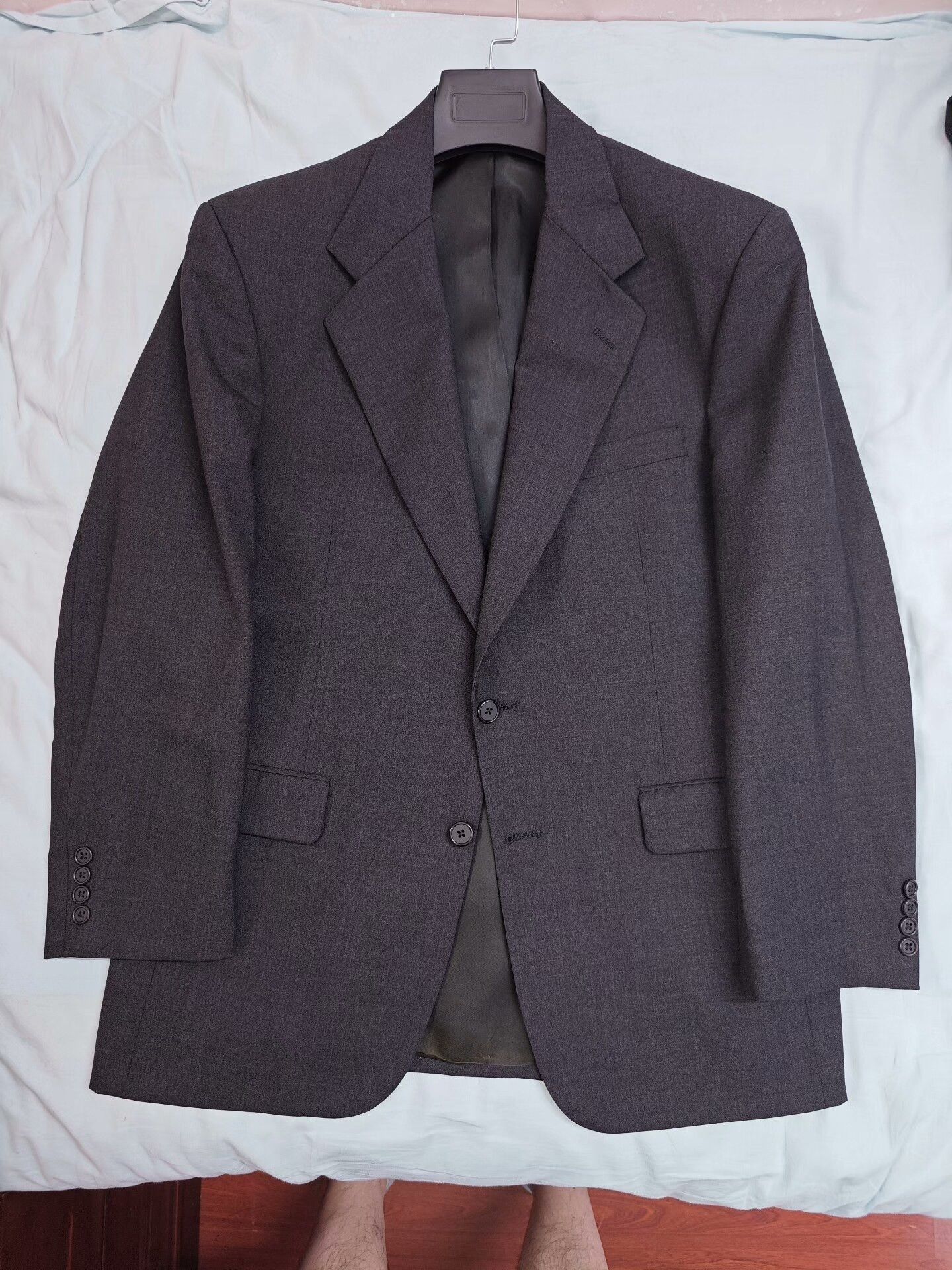 Tom James Custom Tailored Wool Suit by Tom James Size US L / EU 52-54 / 3 - 5 Thumbnail