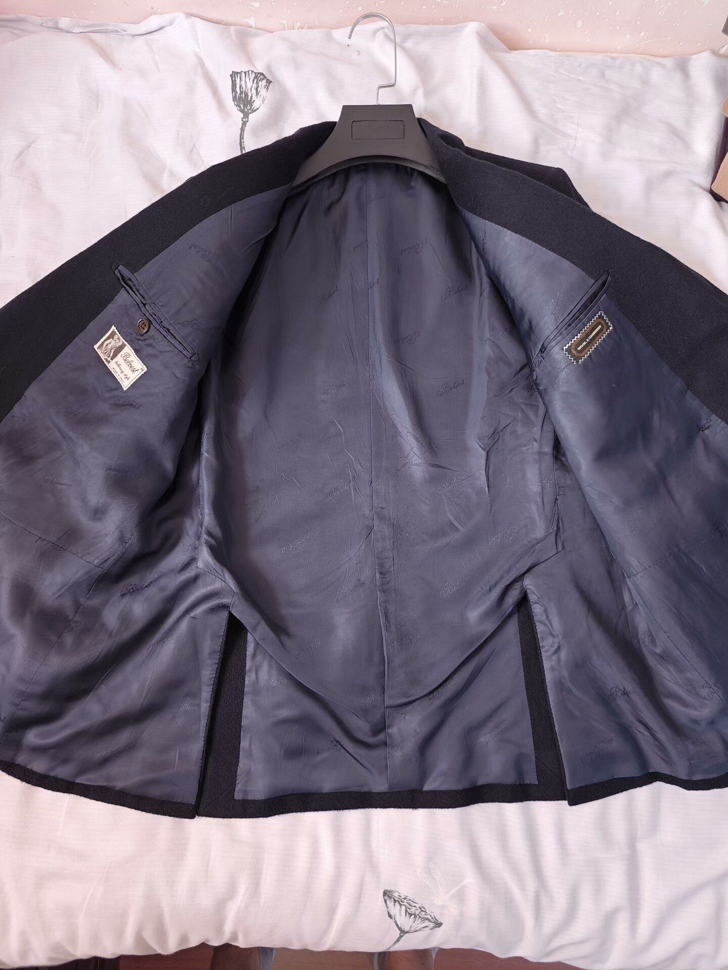 Belvest Italian Wool Cashmere Double-Breasted Suit Size US S / EU 44-46 / 1 - 6 Thumbnail