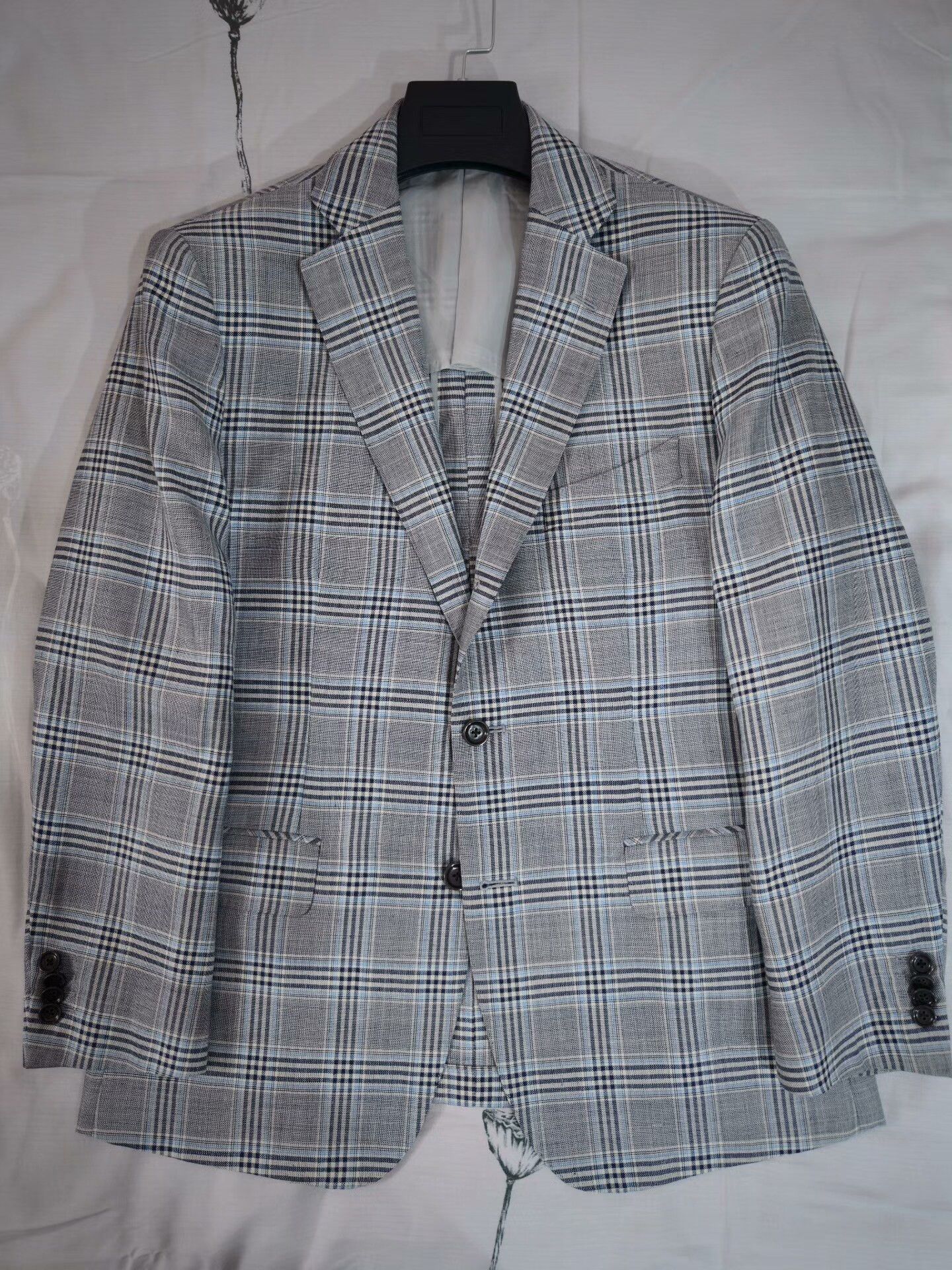 Loro Piana Italian Loro Piana Check Blazer Jacket Size US M / EU 48-50 / 2 - 5 Thumbnail