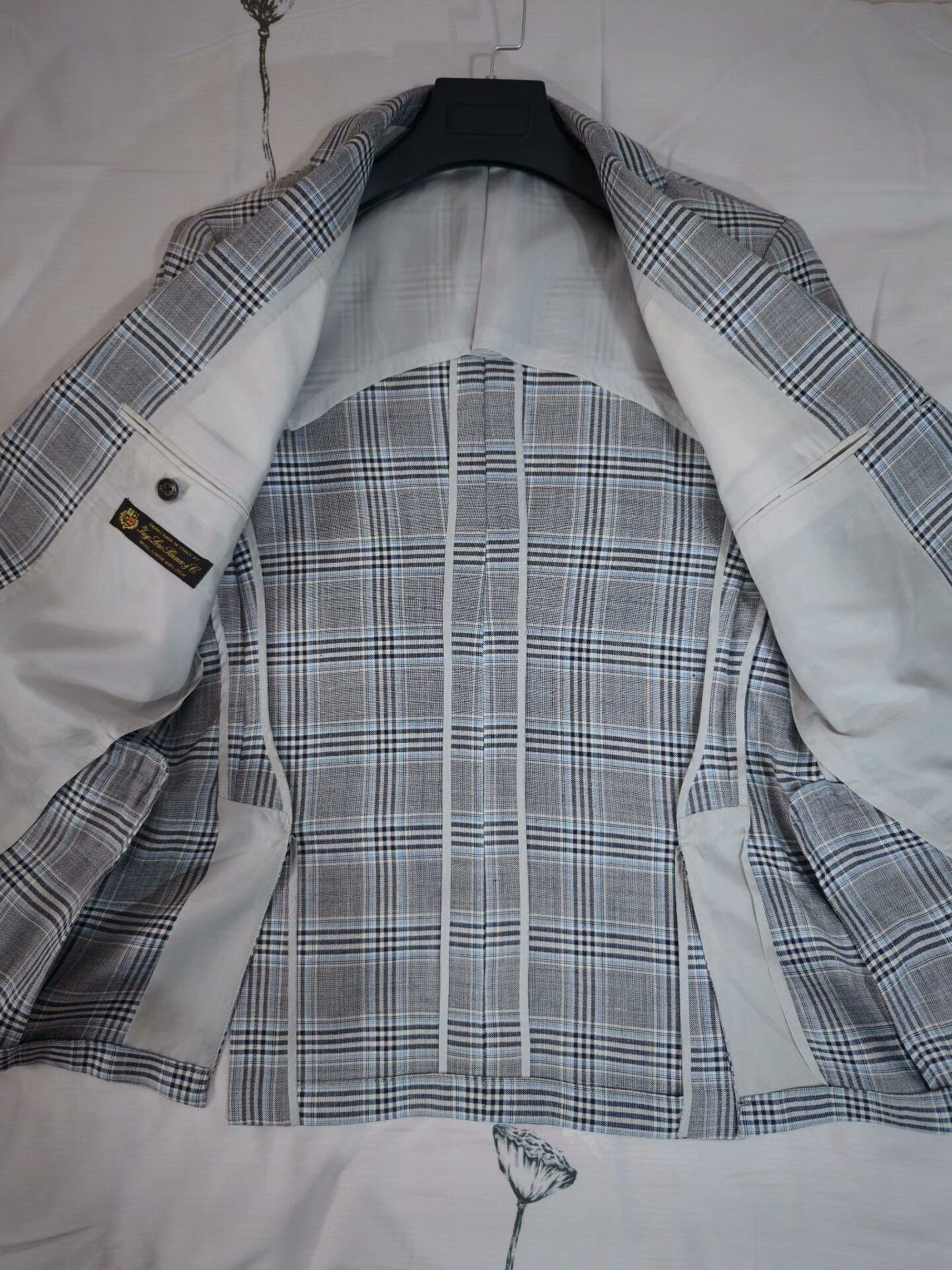 Loro Piana Italian Loro Piana Check Blazer Jacket Size US M / EU 48-50 / 2 - 6 Thumbnail