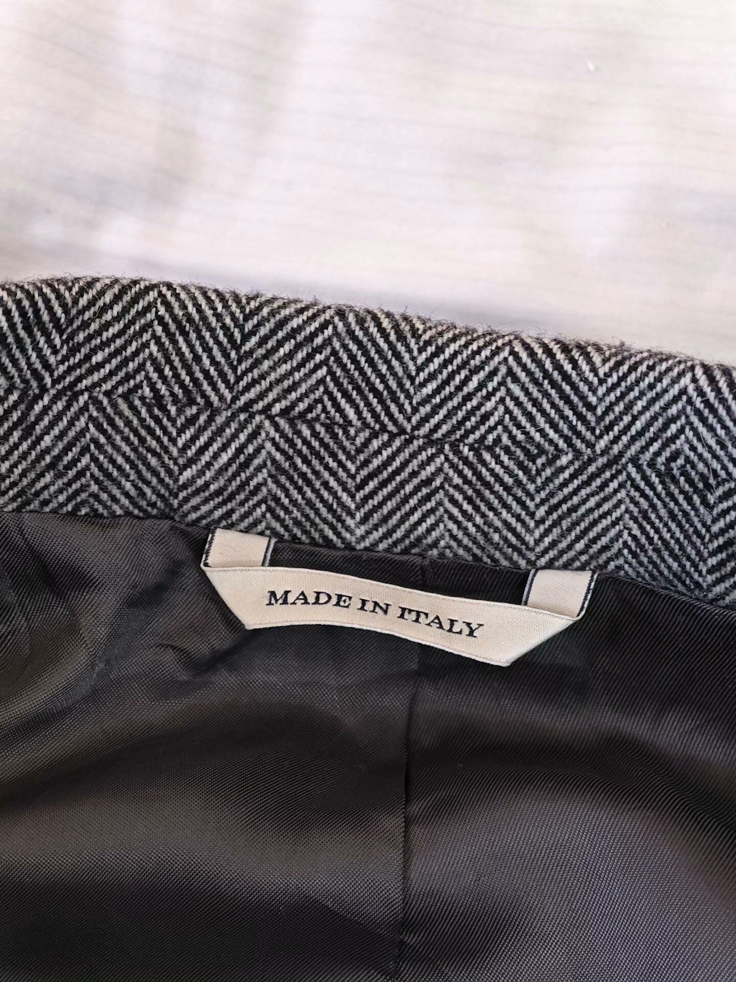 Orazio Luciano Italian Wool Blazer with Houndstooth Pattern Size US S / EU 44-46 / 1 - 8 Thumbnail