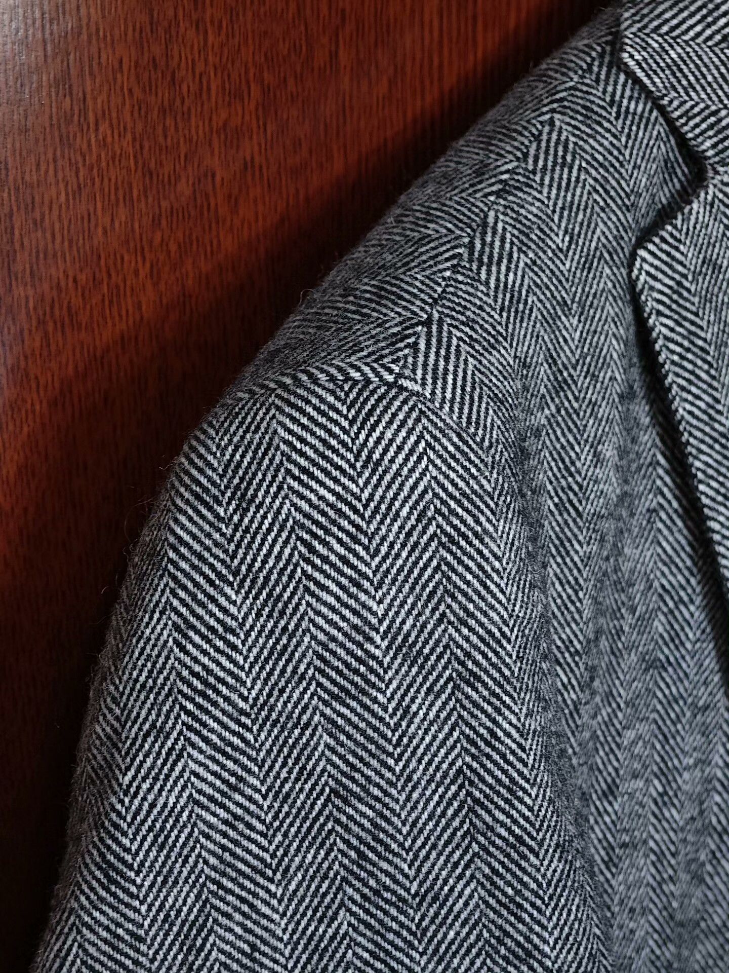 Orazio Luciano Italian Wool Blazer with Houndstooth Pattern Size US S / EU 44-46 / 1 - 3 Thumbnail