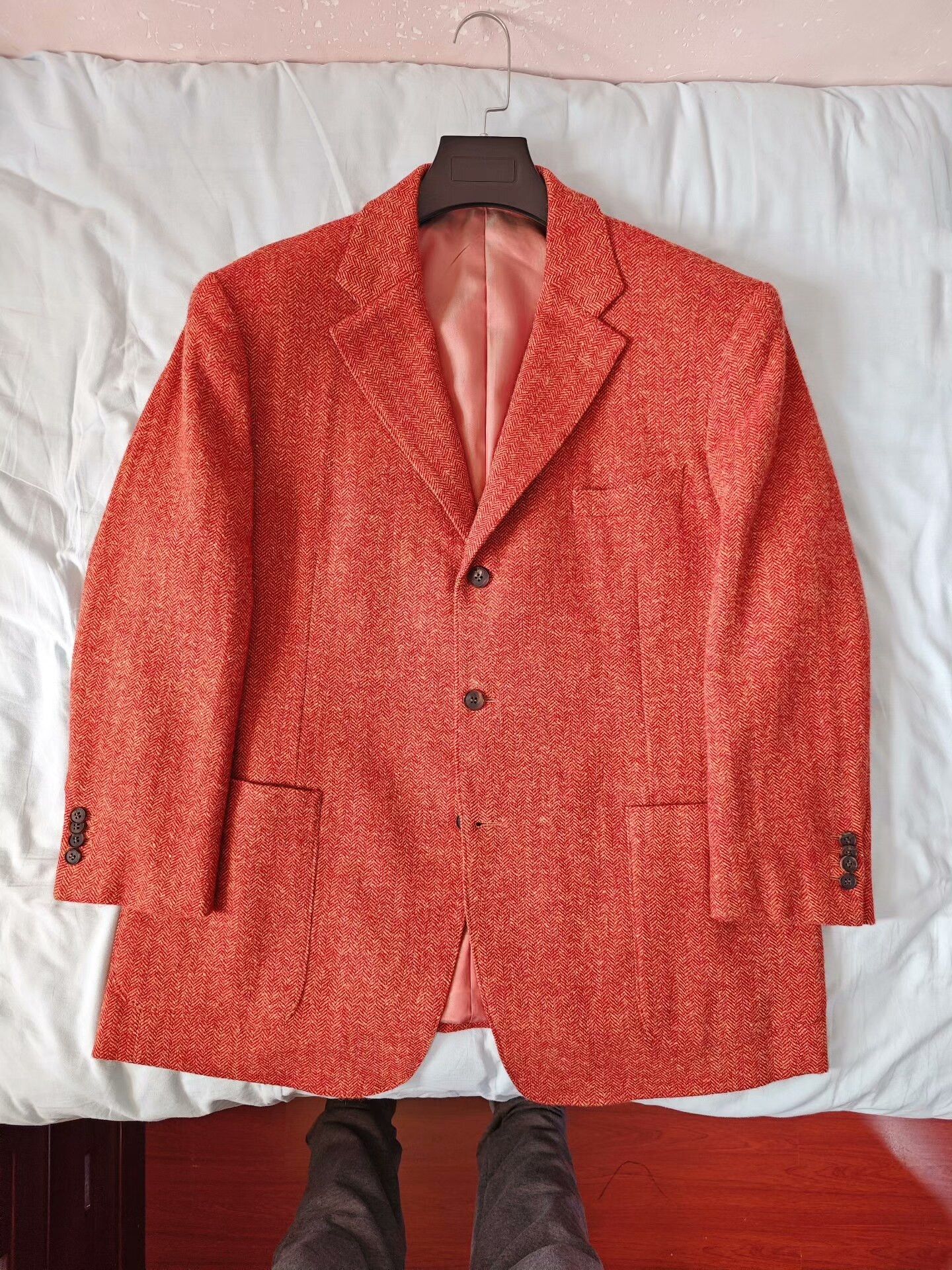 Loro Piana Italian Loro Piana Houndstooth Bespoke Suit Size US L / EU 52-54 / 3 - 5 Thumbnail