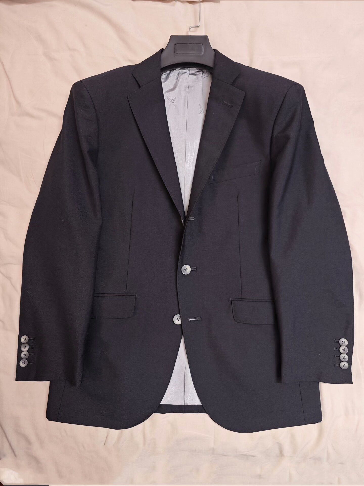 SCABAL SCABAL Black Custom Suit Jacket Size US M / EU 48-50 / 2 - 5 Thumbnail