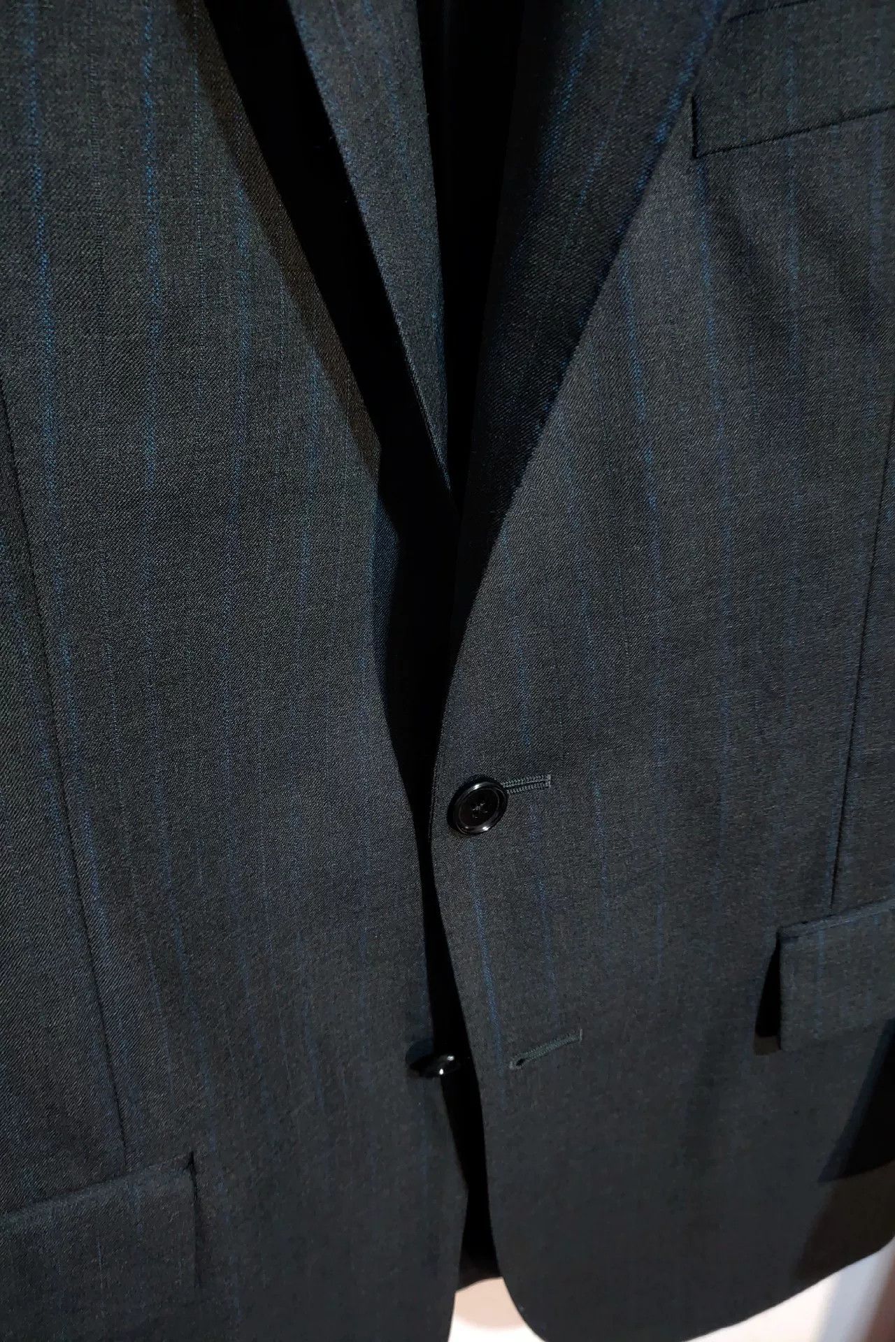 Aquascutum Aquascutum Wool Suit with Stripes Size US M / EU 48-50 / 2 - 5 Thumbnail