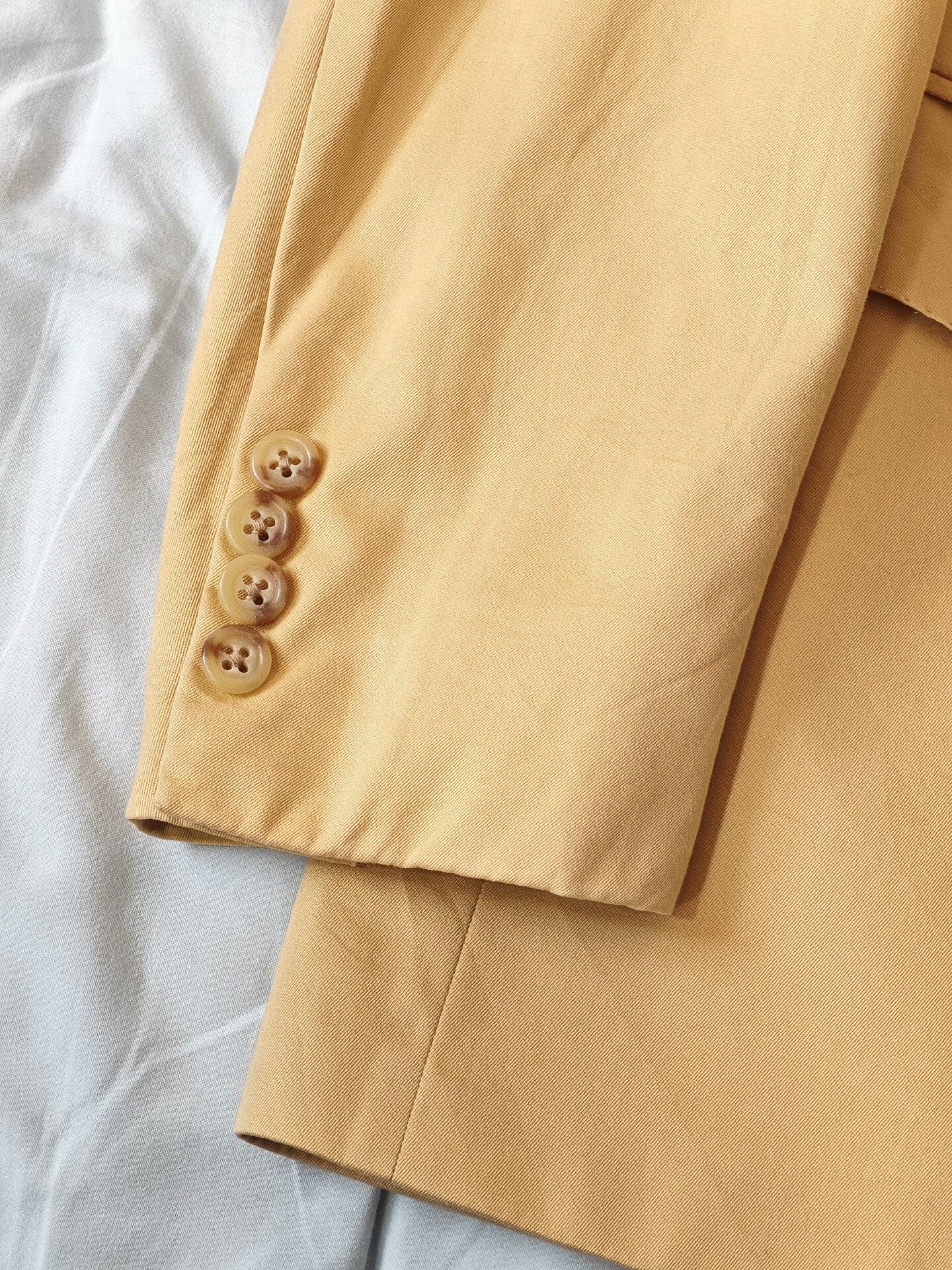 Polo Ralph Lauren Polo Ralph Lauren Beige Cotton Blazer Size US M / EU 48-50 / 2 - 3 Thumbnail