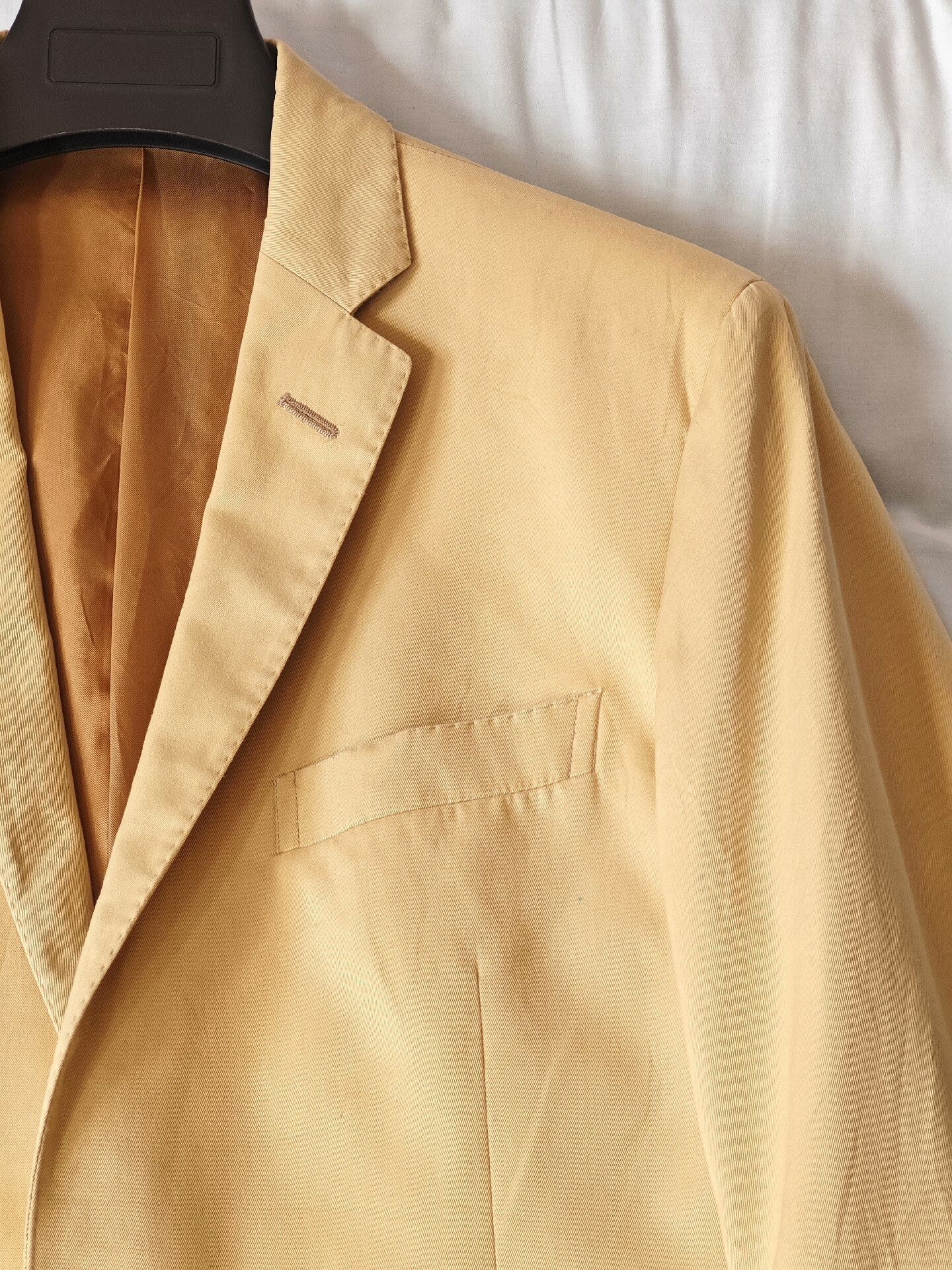 Polo Ralph Lauren Polo Ralph Lauren Beige Cotton Blazer Size US M / EU 48-50 / 2 - 2 Thumbnail