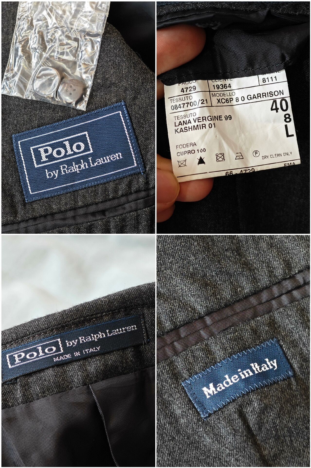 Polo Ralph Lauren Ralph Lauren Italian Wool Cashmere Blazer Size US M / EU 48-50 / 2 - 5 Thumbnail