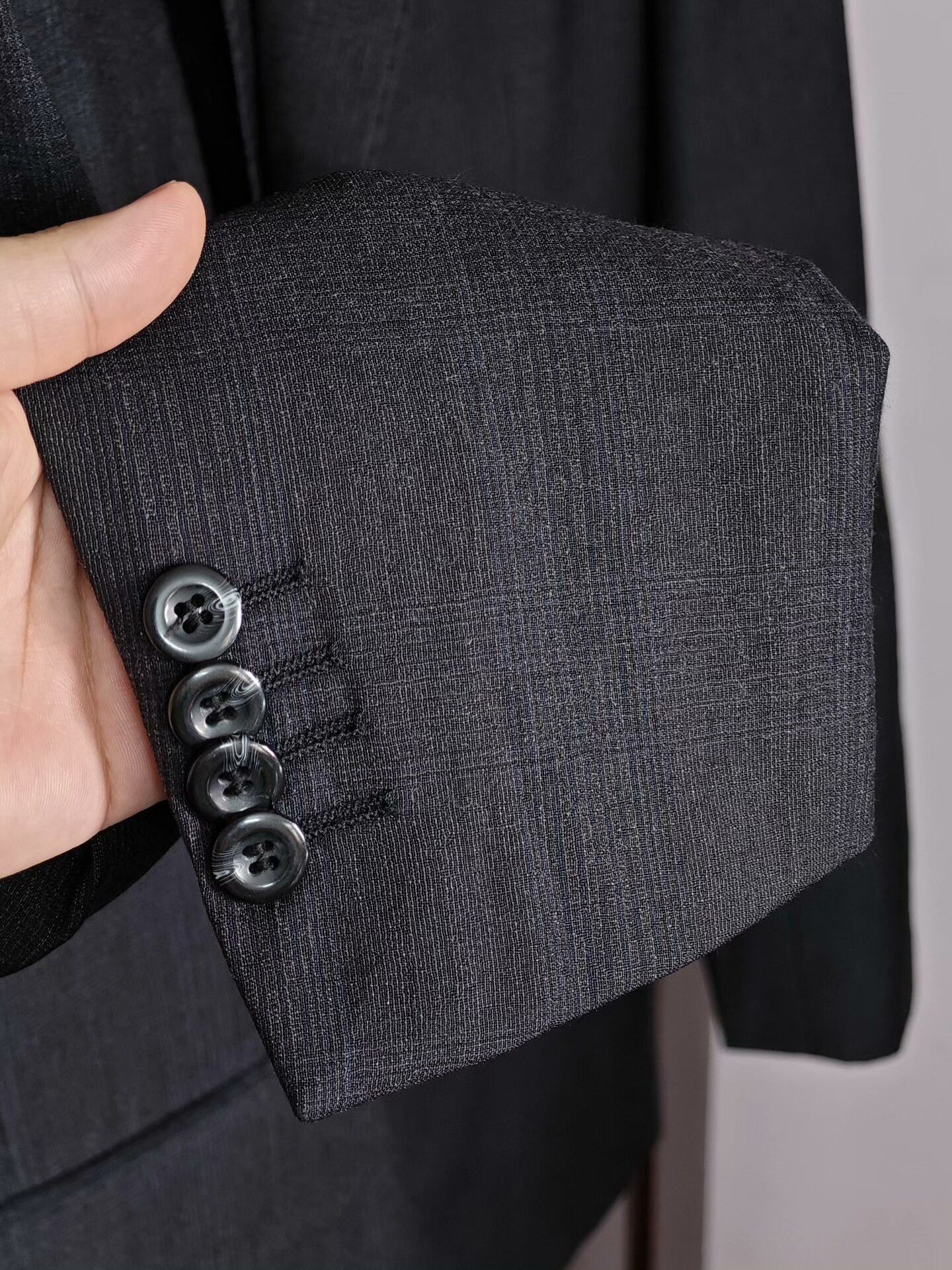 Orazio Luciano Italian Wool Half-Canvas Suit Jacket Size US S / EU 44-46 / 1 - 4 Thumbnail