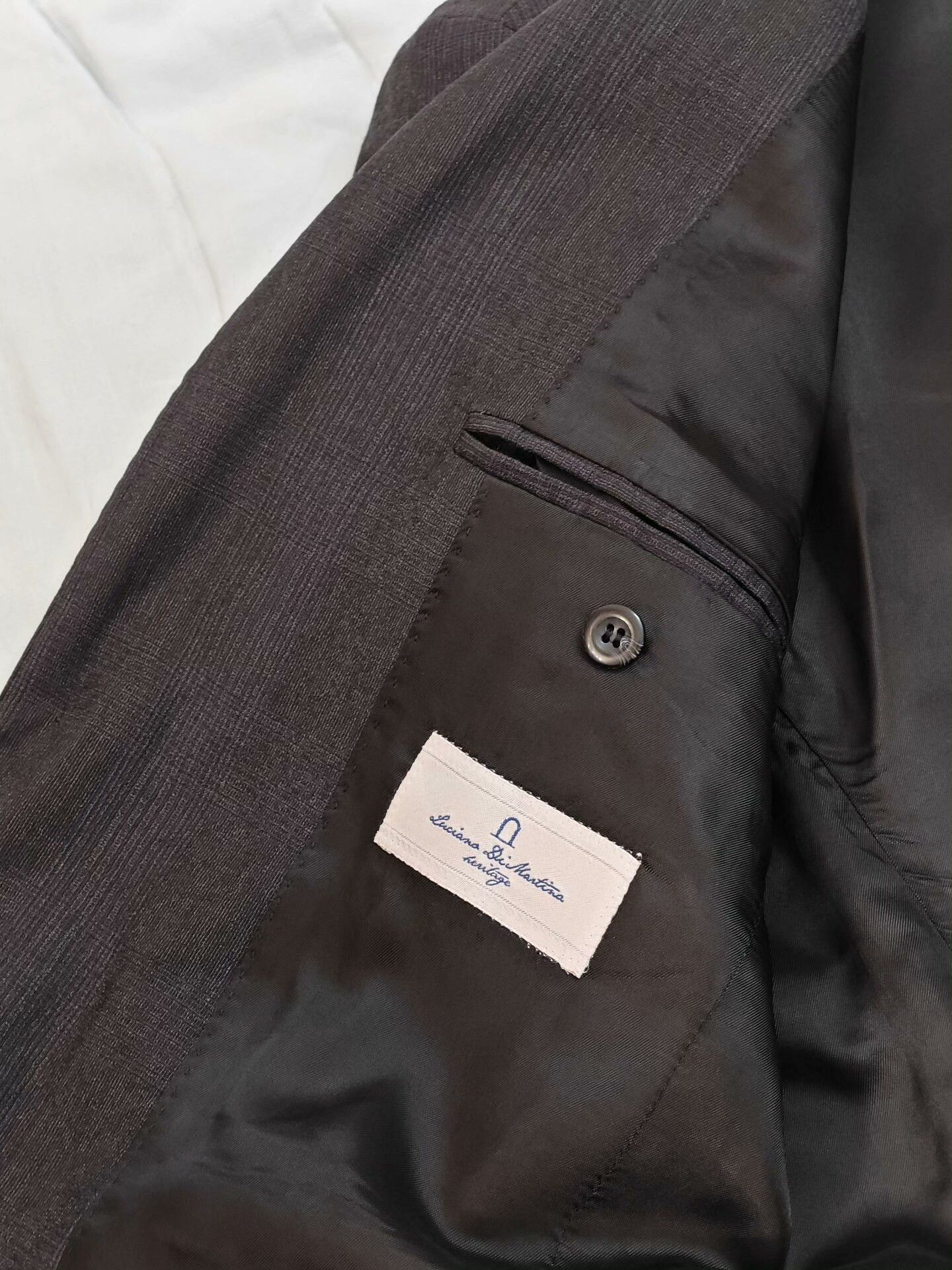 Orazio Luciano Italian Wool Half-Canvas Suit Jacket Size US S / EU 44-46 / 1 - 7 Thumbnail