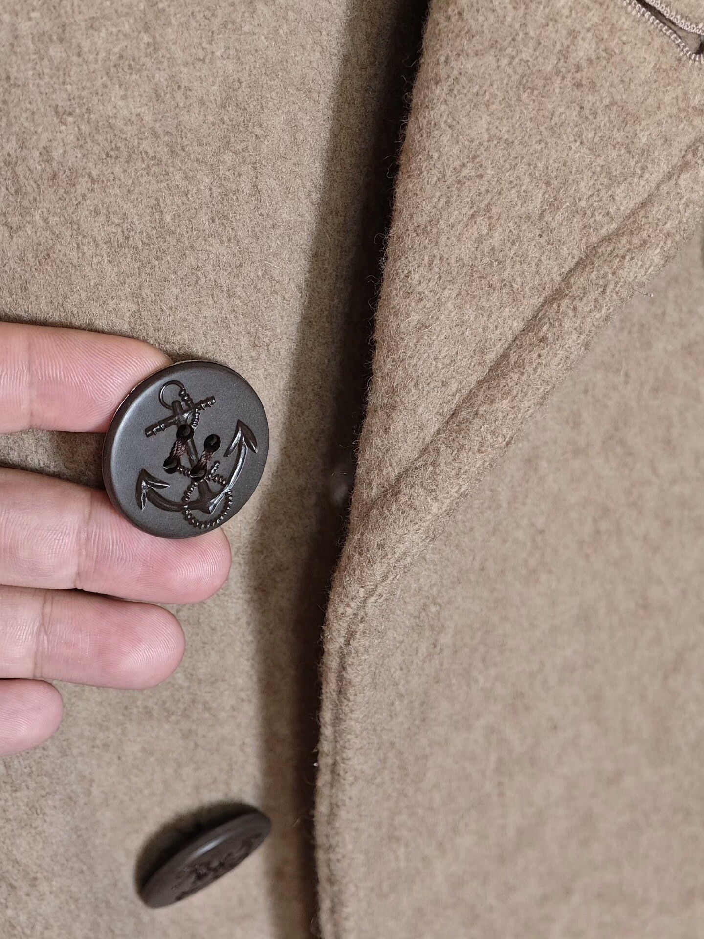 McGregor McGregor Wool Peacoat in Beige Size US L / EU 52-54 / 3 - 5 Thumbnail