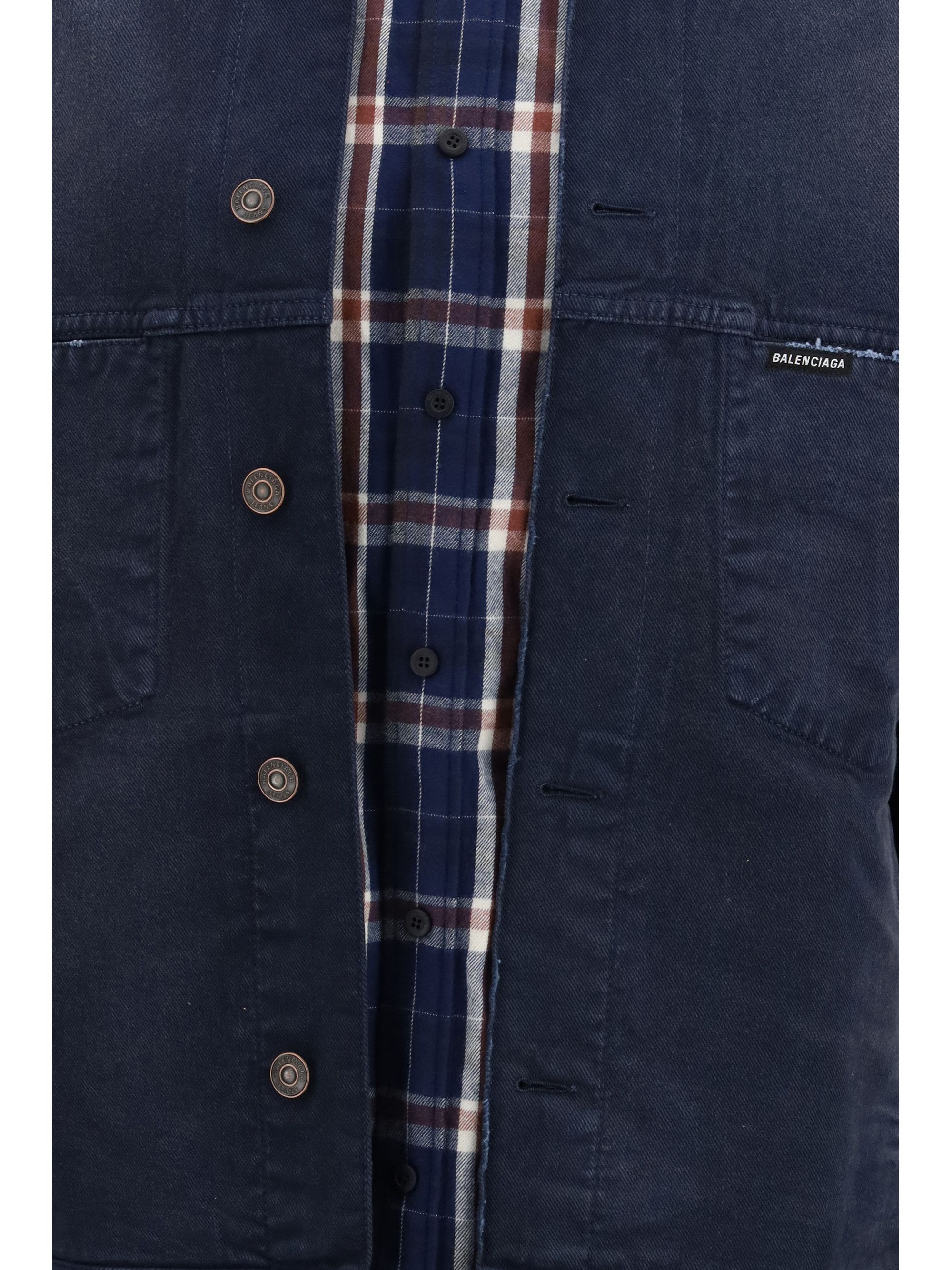 Balenciaga Patched Shirt Jacket Size US M / EU 48-50 / 2 - 3 Thumbnail