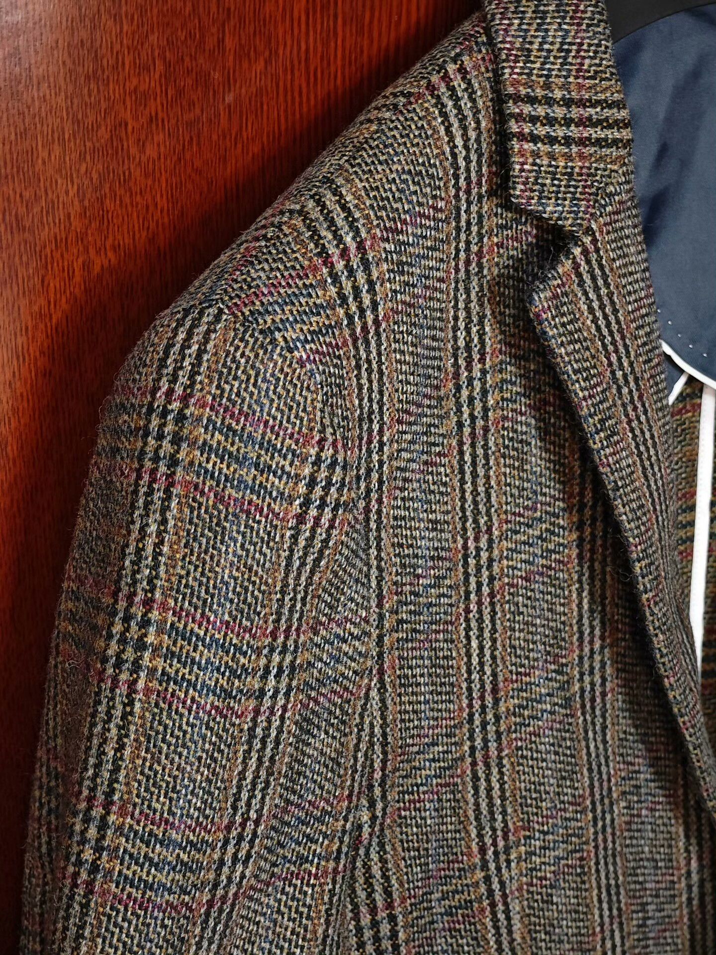 Mazzarelli Italian Marzotto Tweed Custom Suit Jacket Size US S / EU 44-46 / 1 - 3 Thumbnail