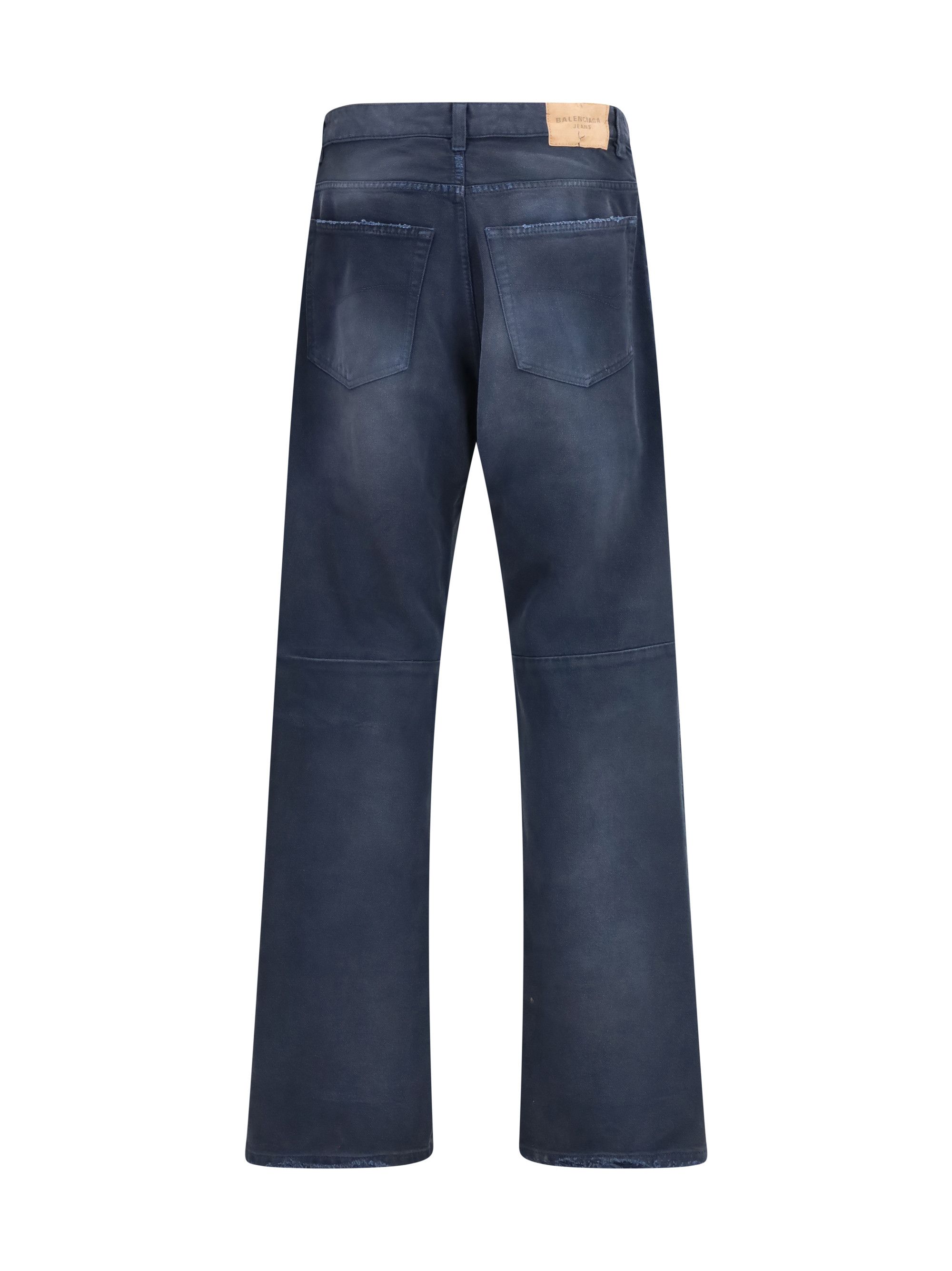 Balenciaga Wide-leg denim Jeans Size US 33 - 2 Thumbnail