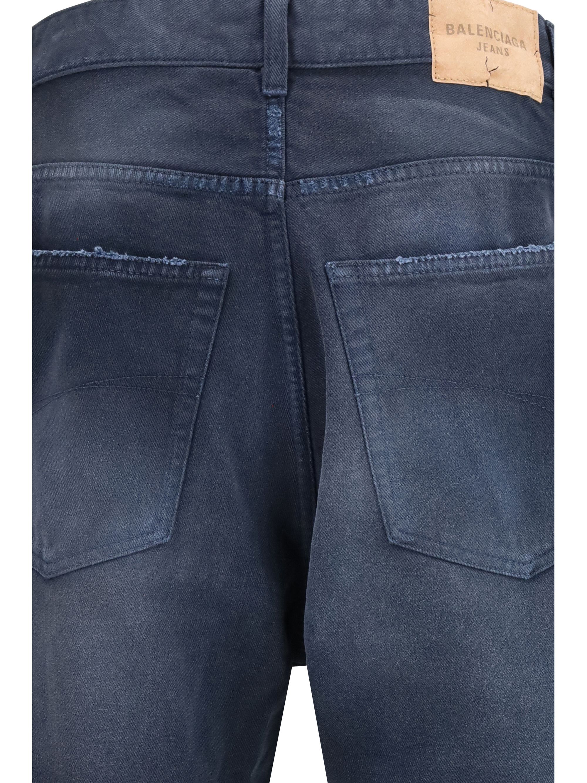 Balenciaga Wide-leg denim Jeans Size US 33 - 3 Thumbnail