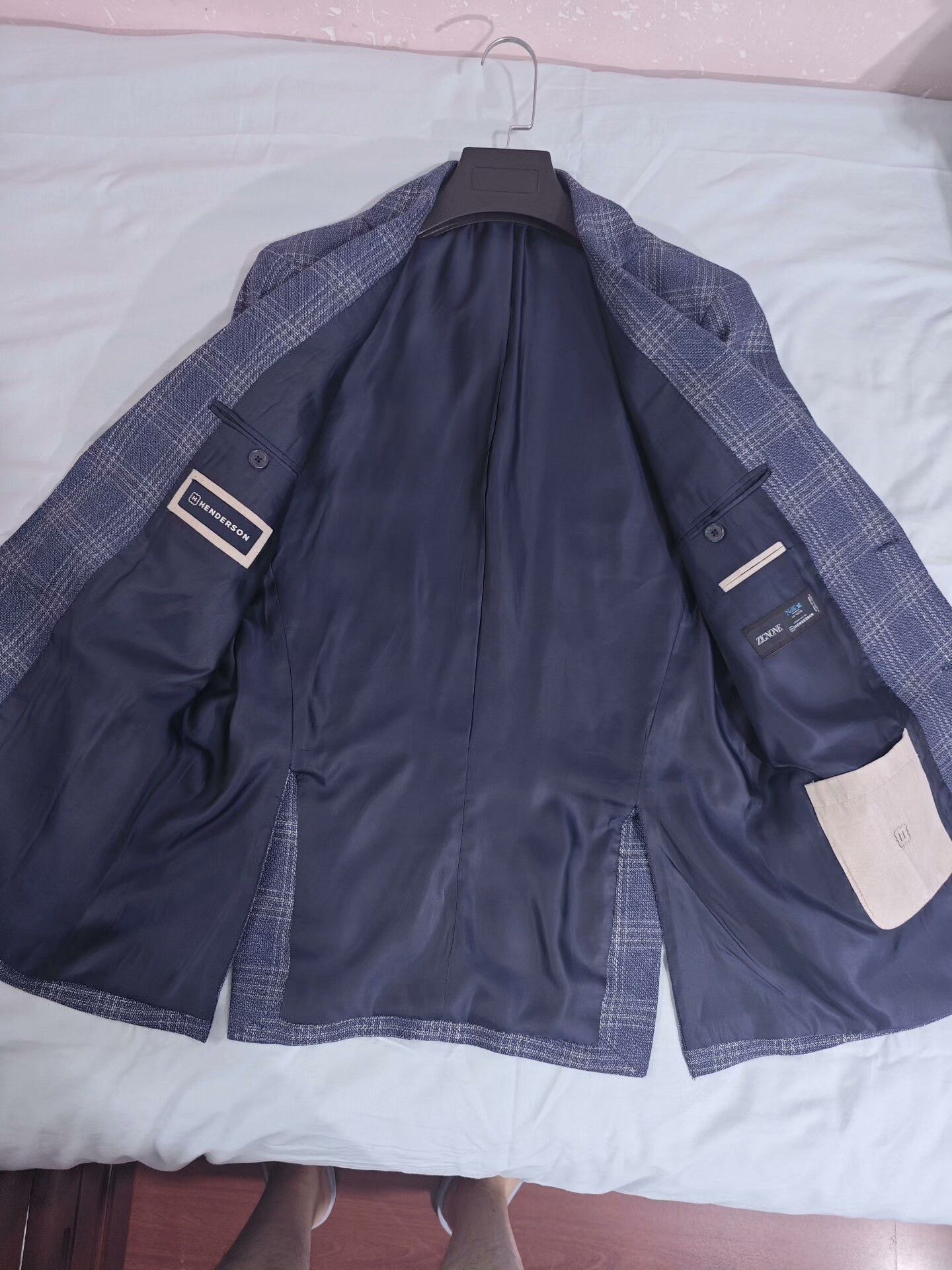 Zanone Henderson Zignone Wool Linen Blazer Size US M / EU 48-50 / 2 - 5 Thumbnail