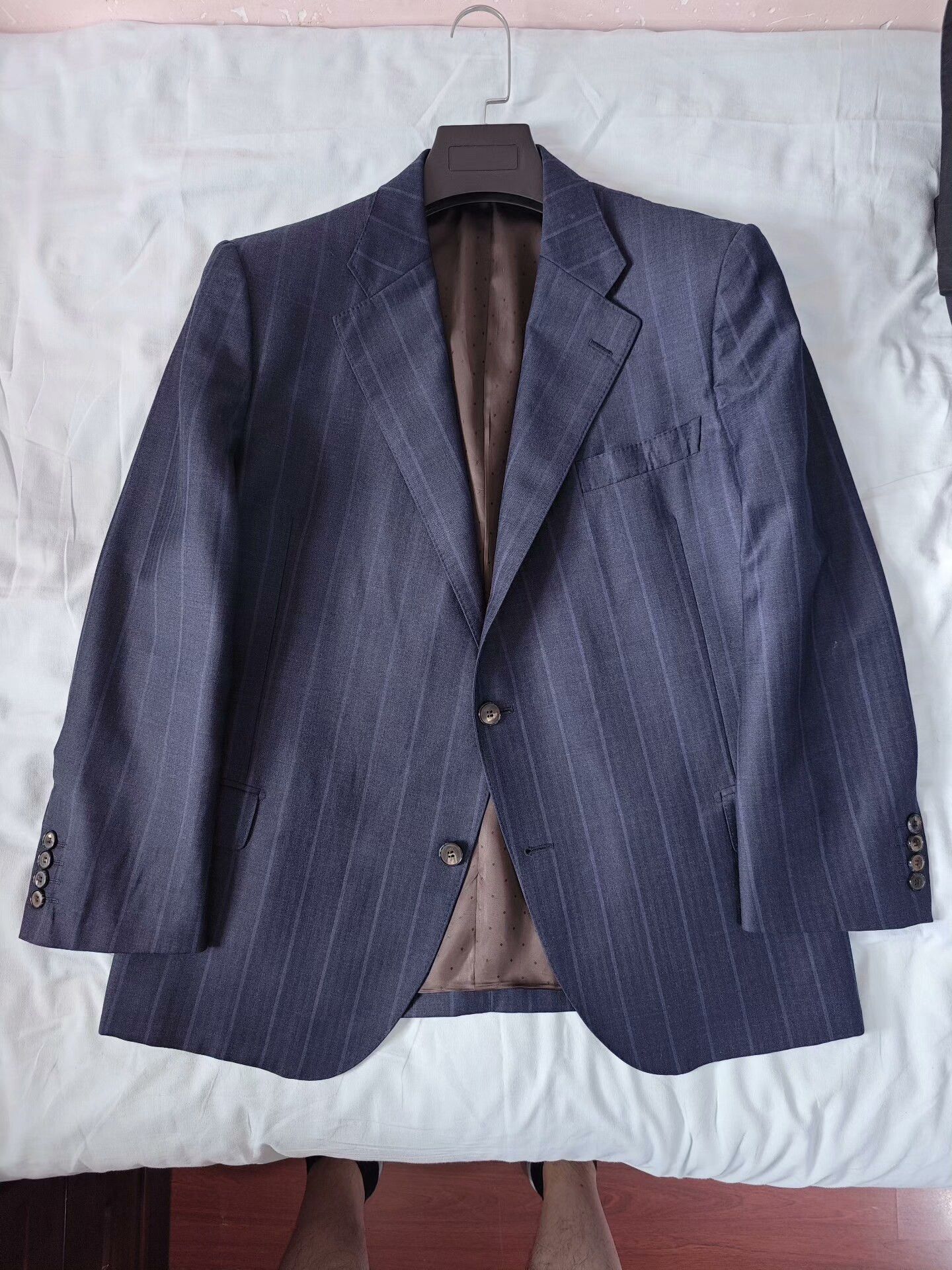 Hickey Freeman Hickey Freeman Italian Wool Suit Size US L / EU 52-54 / 3 - 5 Thumbnail
