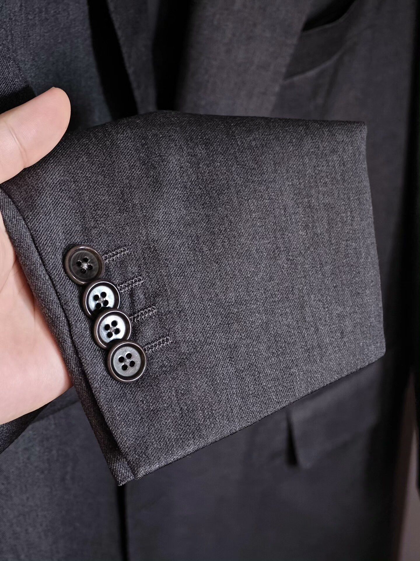 Caruso Caruso Gray Wool Suit Jacket Size US L / EU 52-54 / 3 - 4 Thumbnail
