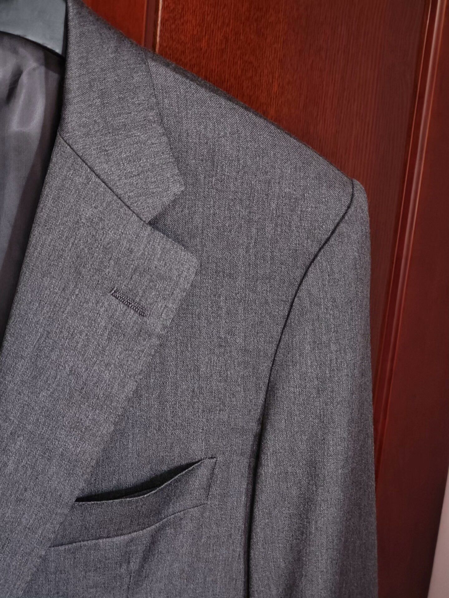 Caruso Caruso Gray Wool Suit Jacket Size US L / EU 52-54 / 3 - 2 Thumbnail
