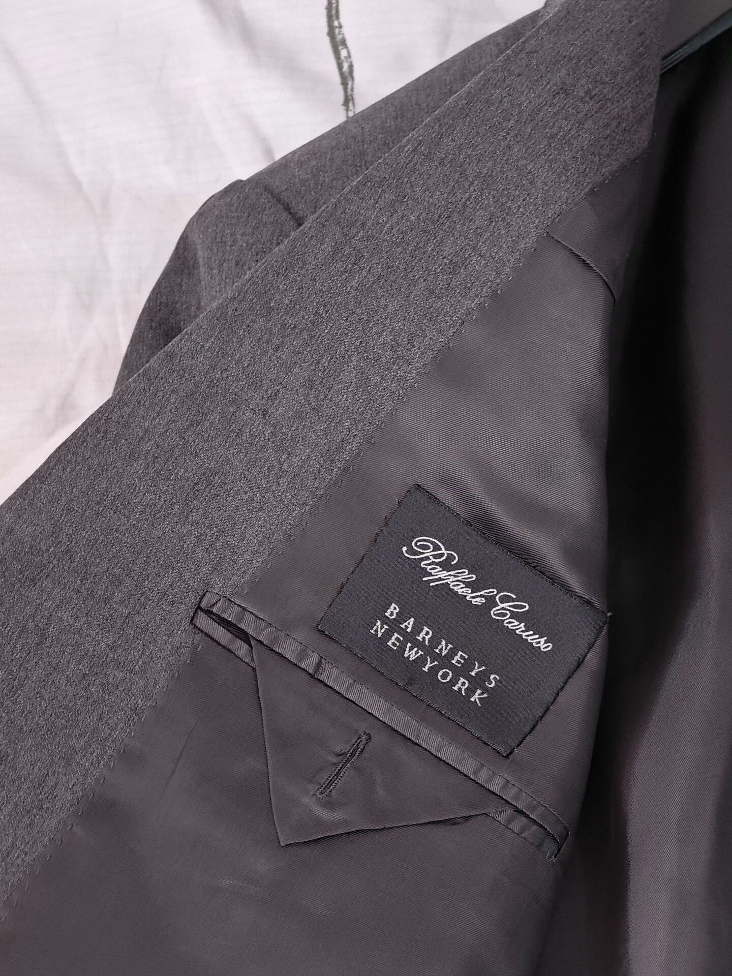 Caruso Caruso Gray Wool Suit Jacket Size US L / EU 52-54 / 3 - 7 Thumbnail