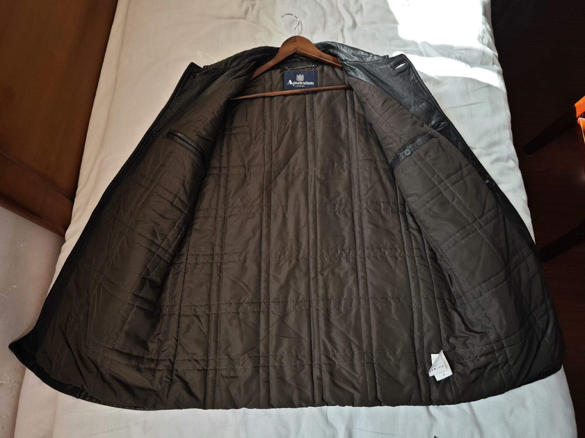 Aquascutum Black Aquascutum Sheepskin Leather Jacket Size US M / EU 48-50 / 2 - 8 Thumbnail