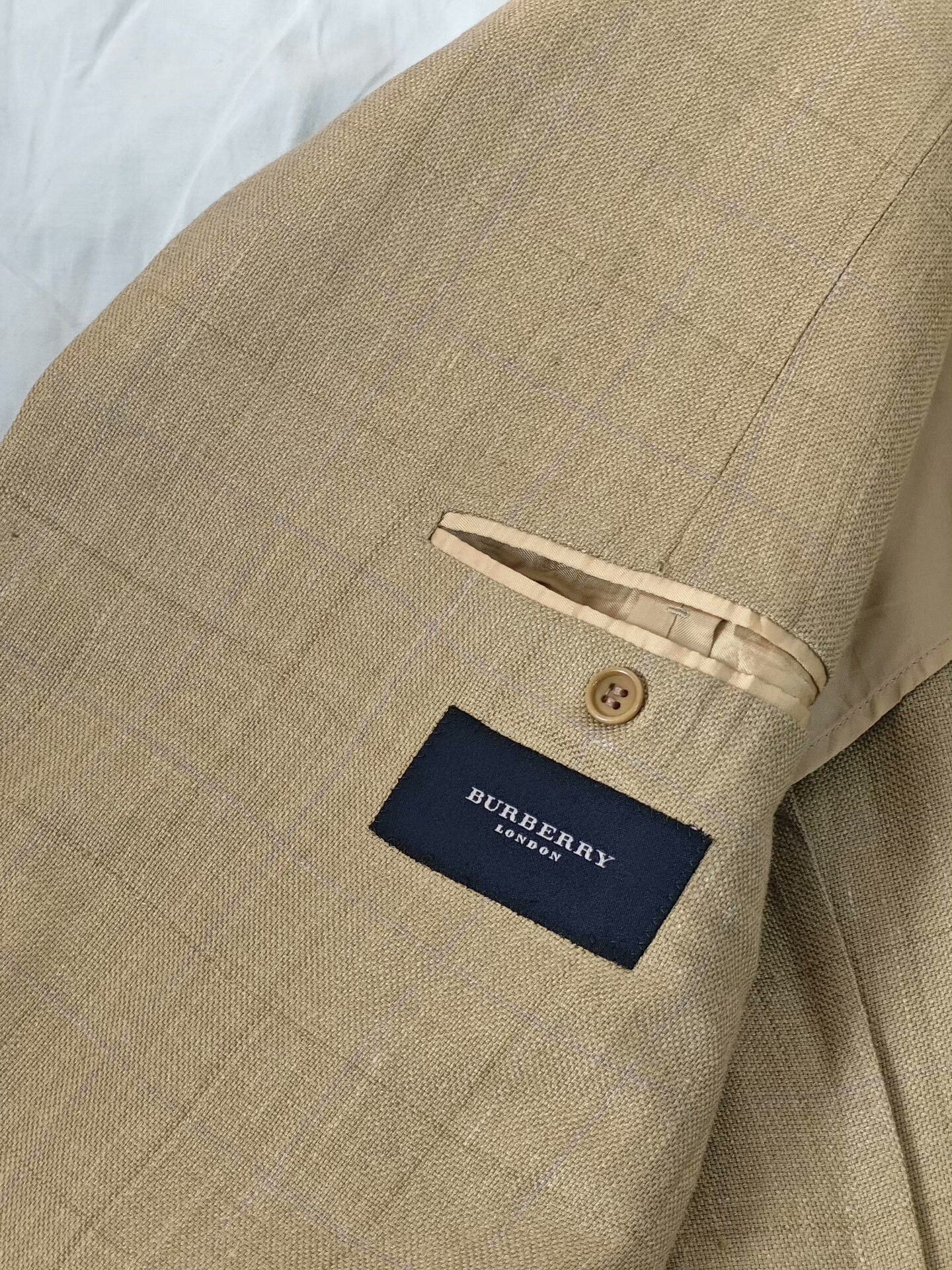 Burberry Burberry Italian Silk Wool Blazer Size US XL / EU 56 / 4 - 7 Thumbnail