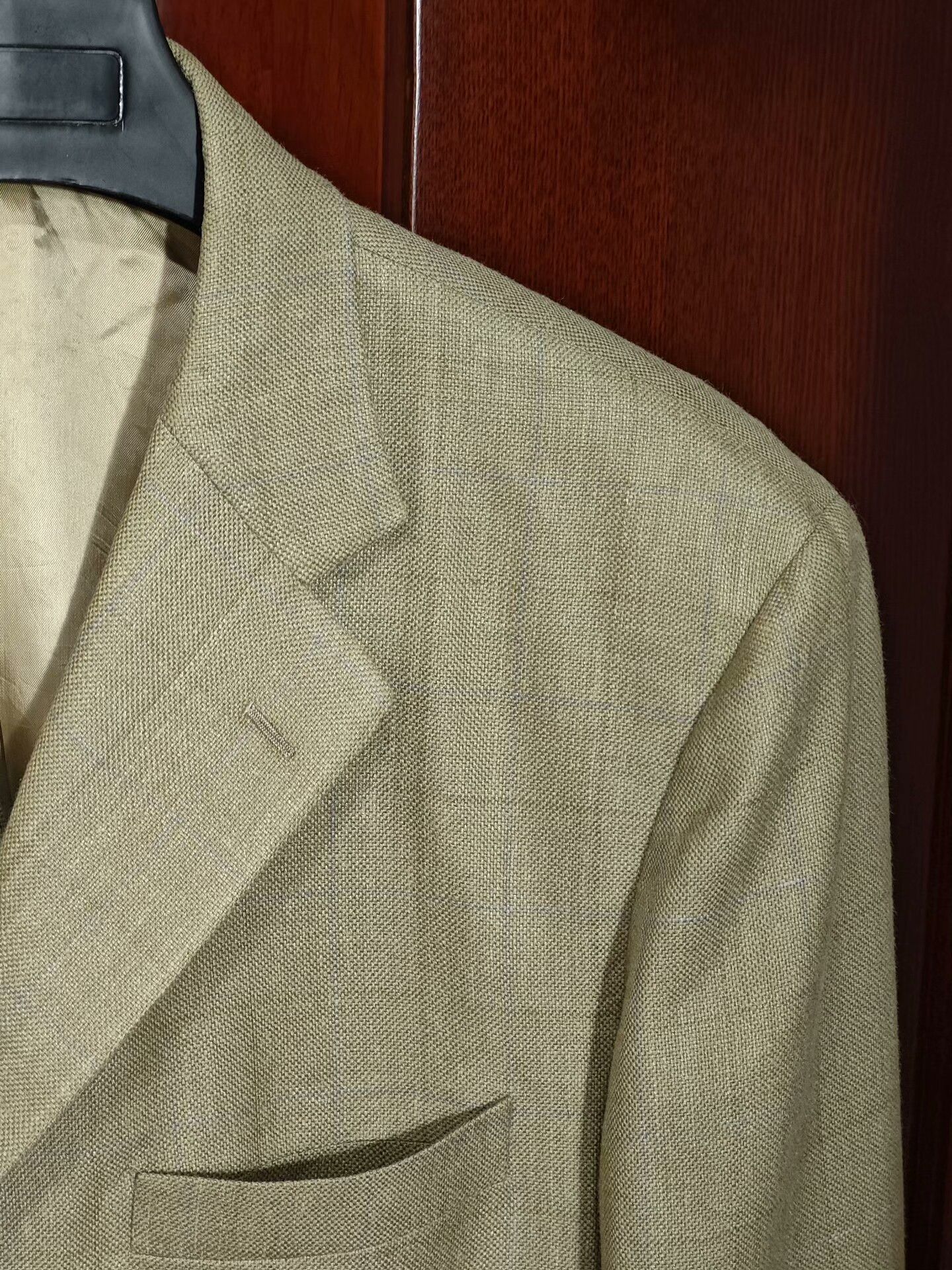 Burberry Burberry Italian Silk Wool Blazer Size US XL / EU 56 / 4 - 2 Thumbnail
