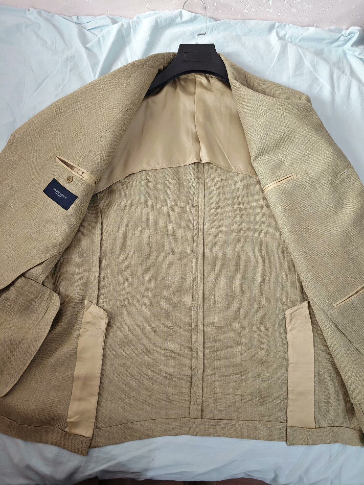 Burberry Burberry Italian Silk Wool Blazer Size US XL / EU 56 / 4 - 6 Thumbnail