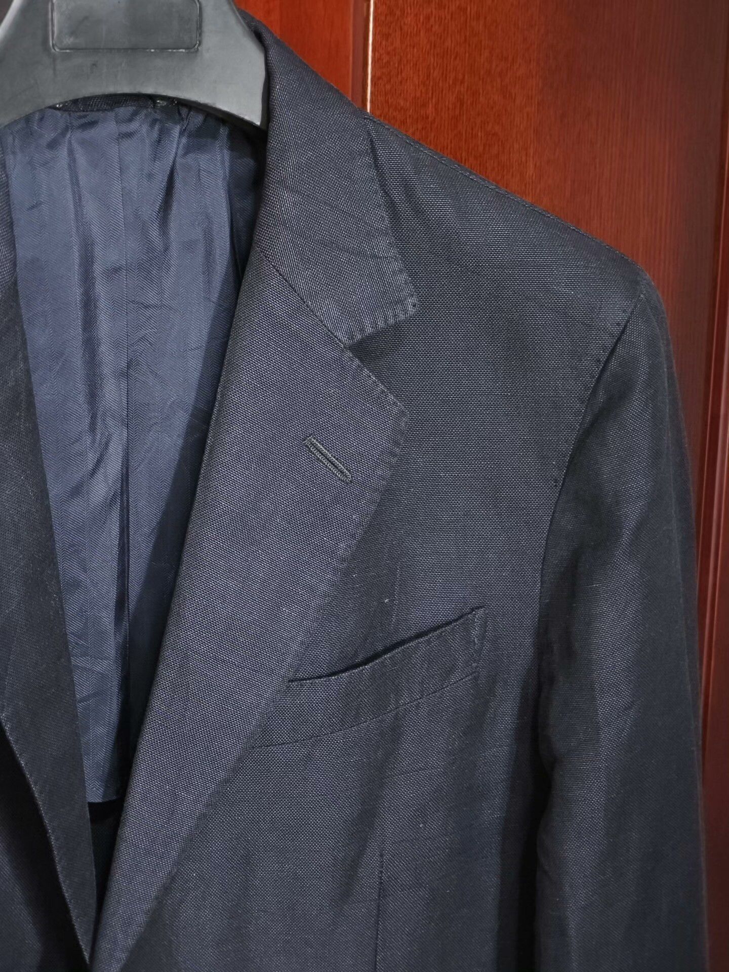 Ermenegildo Zegna Etruscan Linen Cotton Casual Blazer Size US M / EU 48-50 / 2 - 2 Thumbnail