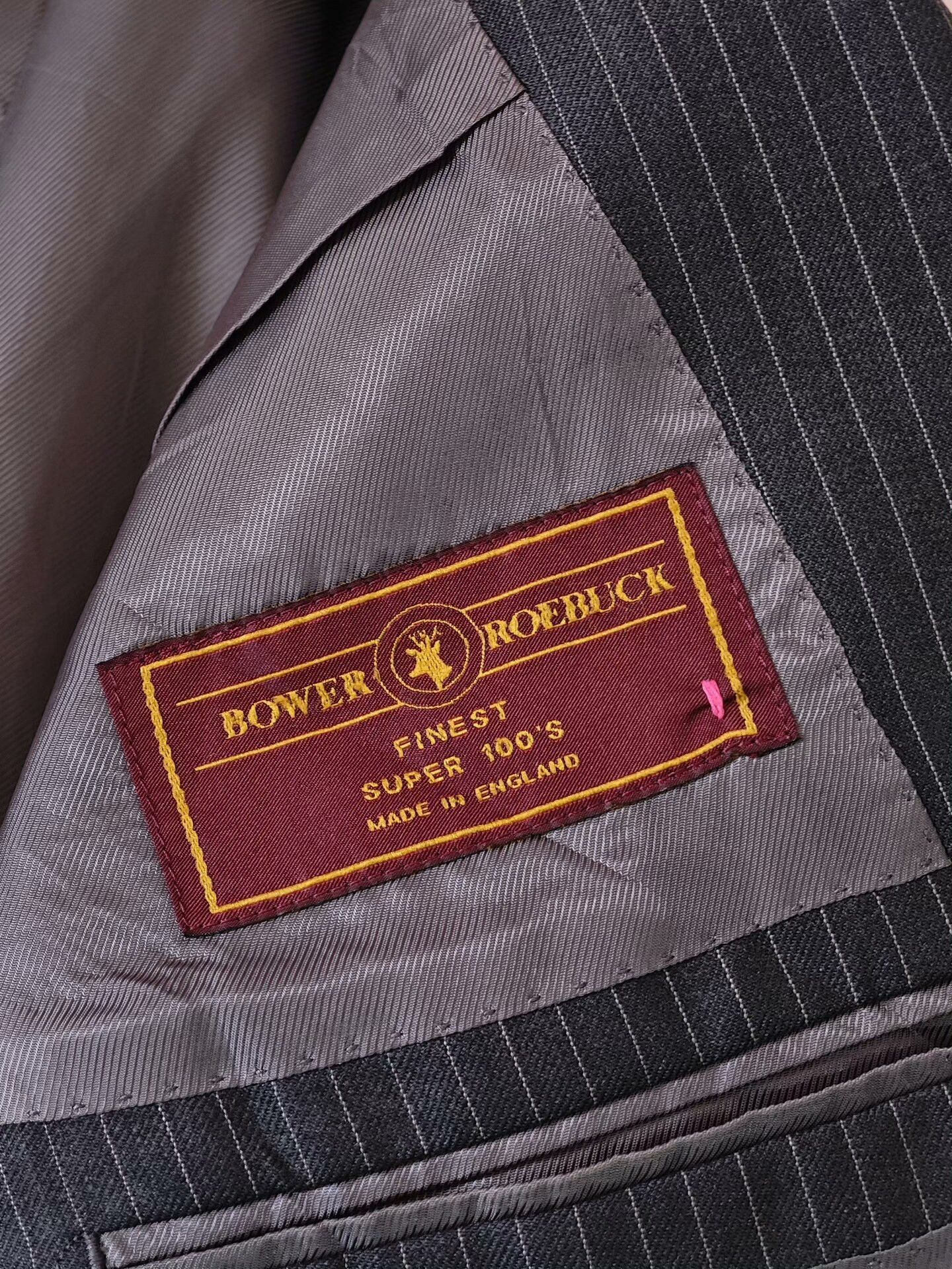 SCABAL Custom Bower Roebuck Wool Suit Size US M / EU 48-50 / 2 - 7 Thumbnail