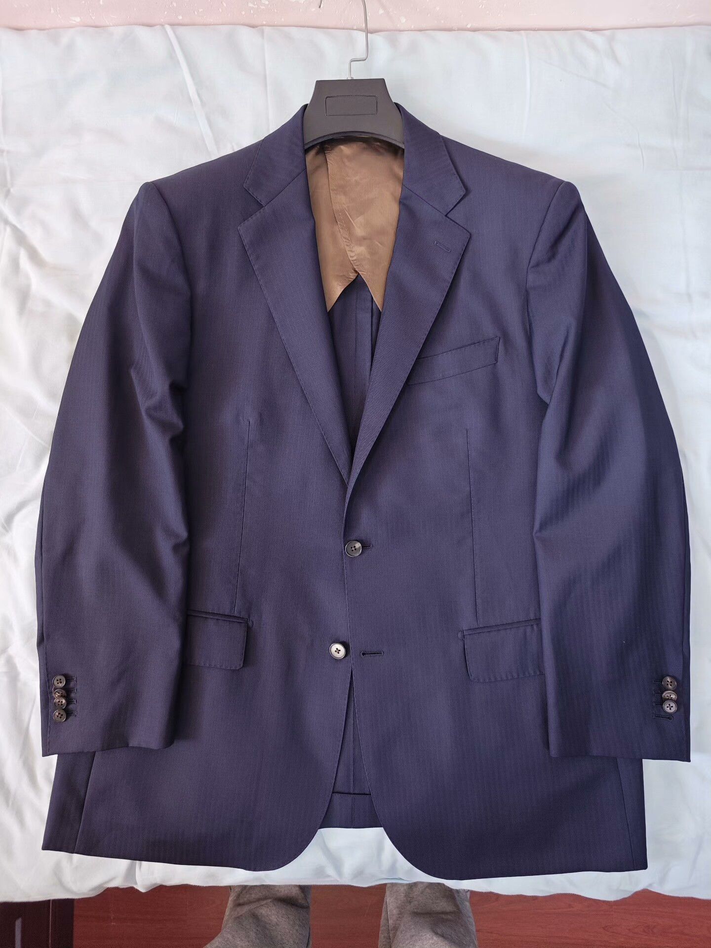 Ermenegildo Zegna Zegna Traveller Wool Suit Jacket Size US XL / EU 56 / 4 - 5 Thumbnail