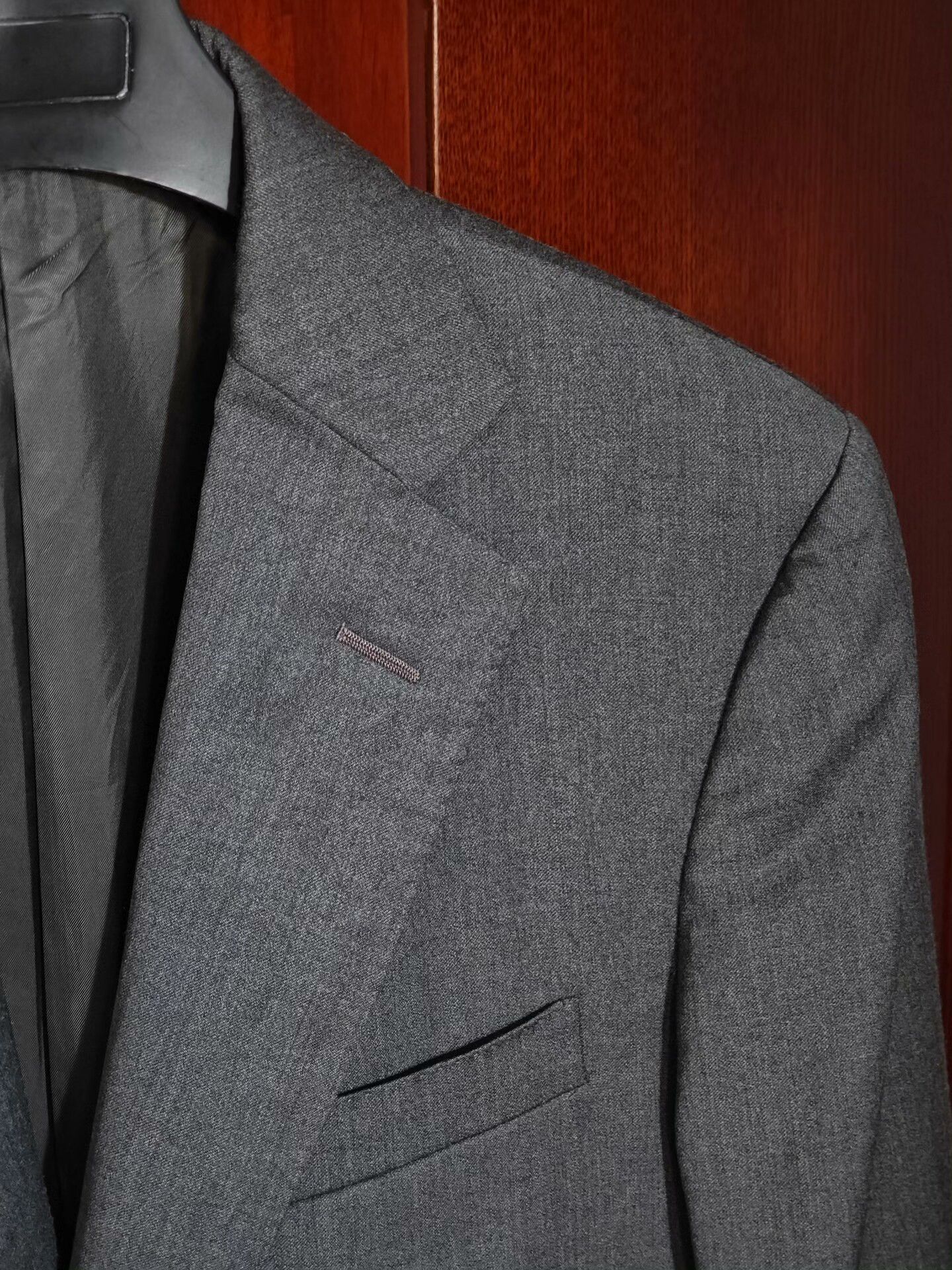 Ermenegildo Zegna Dunhill Gray Wool Blazer Jacket Size US M / EU 48-50 / 2 - 2 Thumbnail